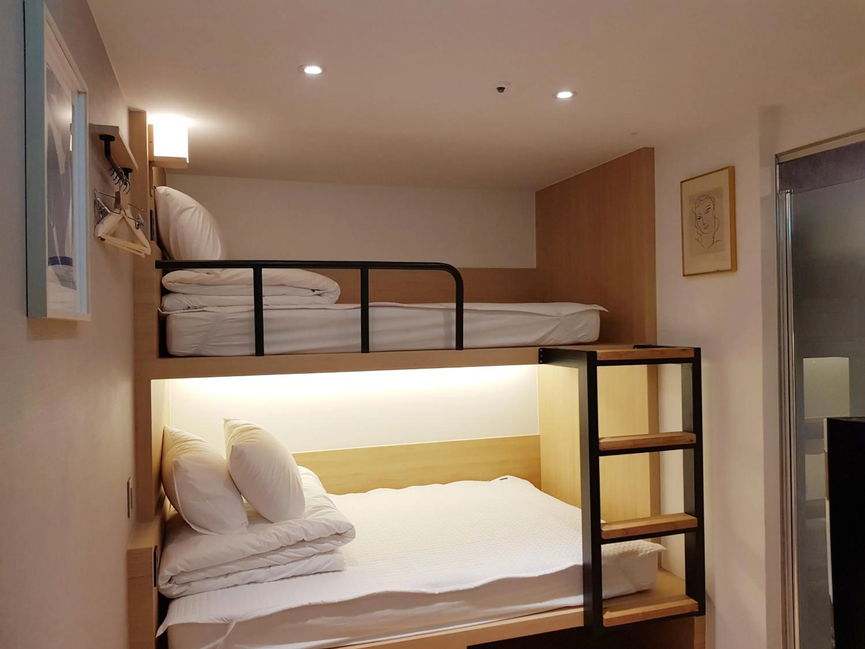 Decorative detail, Bed in Artravel Myeongdong