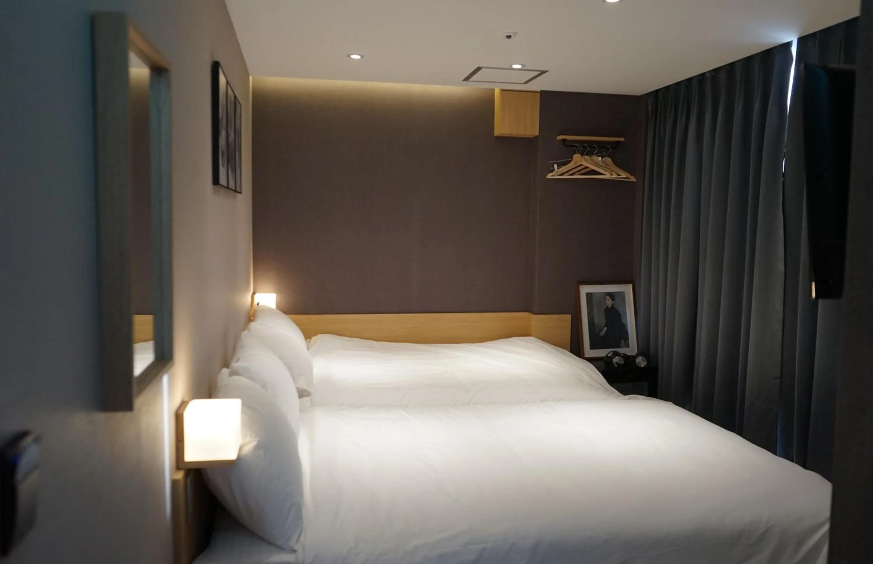 Decorative detail, Bed in Artravel Myeongdong