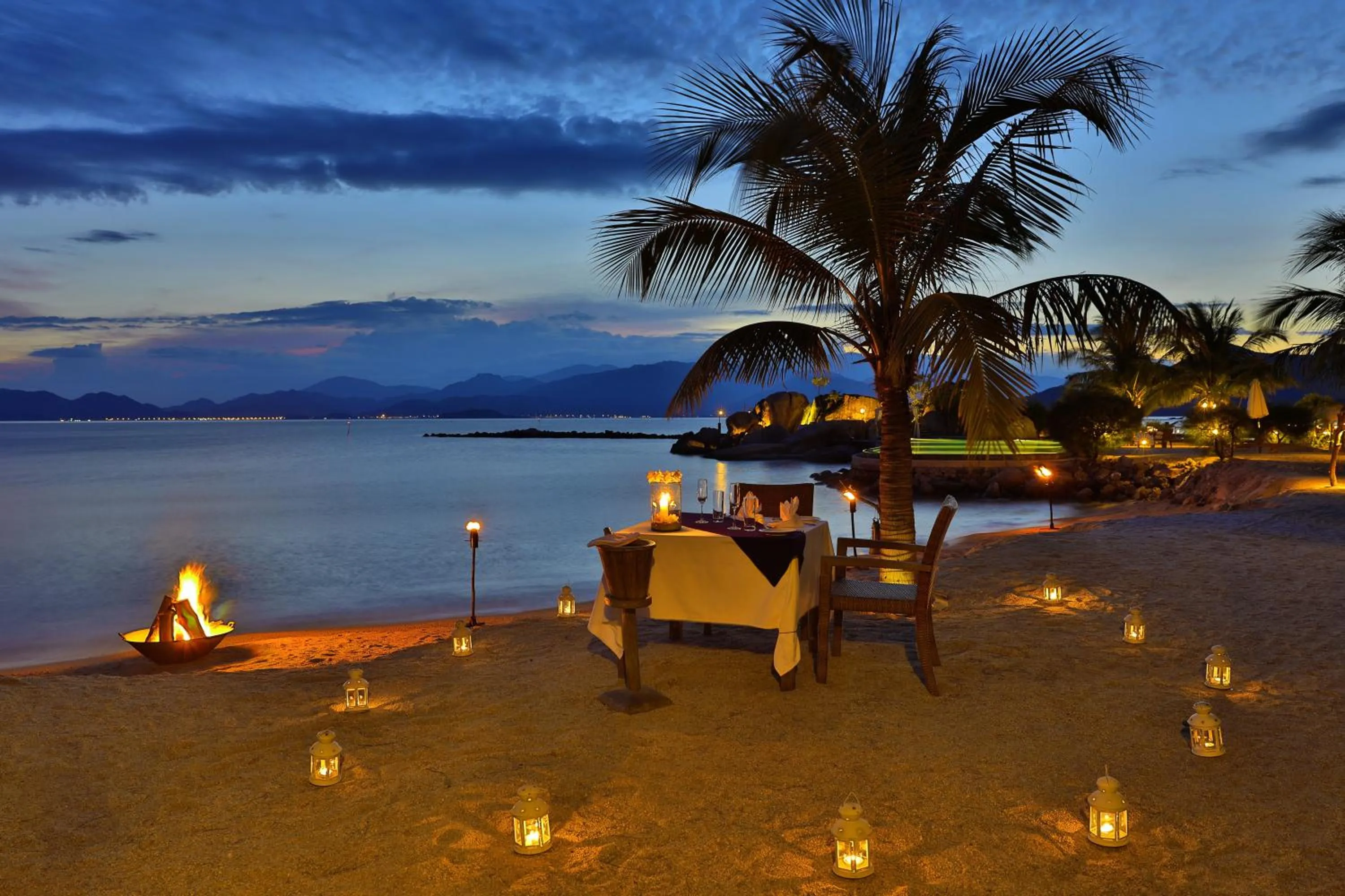 Dinner in L'Alya Ninh Van Bay