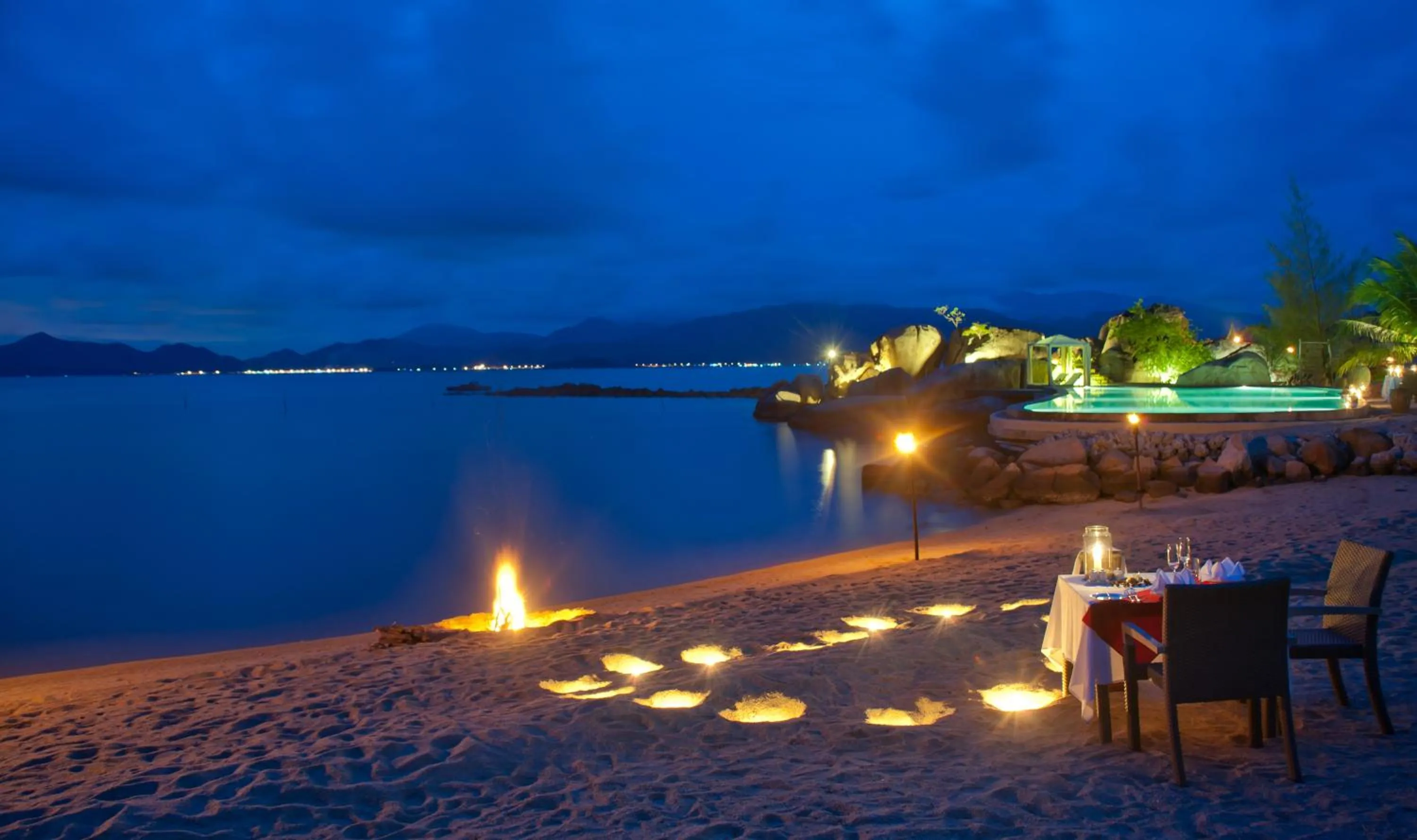 BBQ facilities in L'Alya Ninh Van Bay