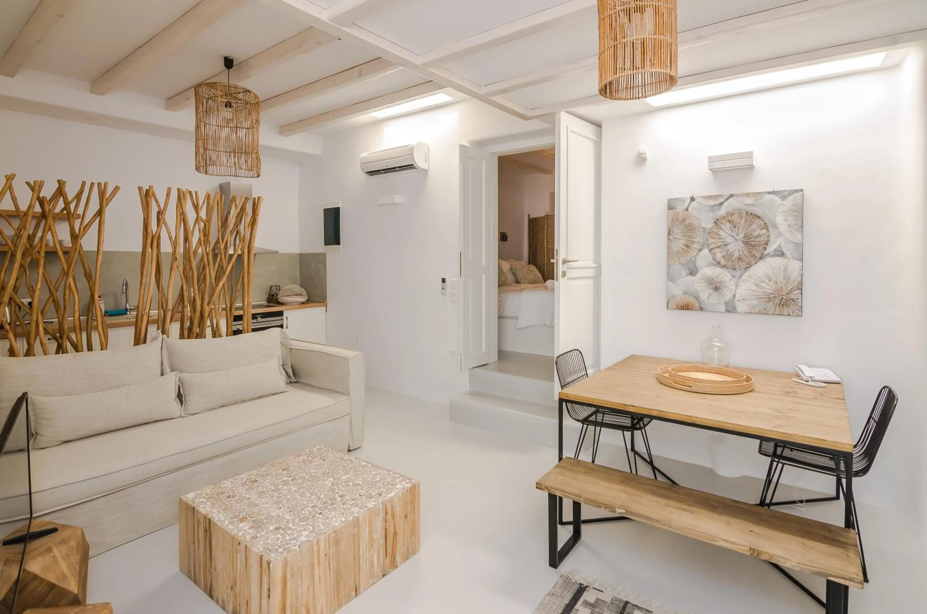 Seating area in Eden View Suites & Villas