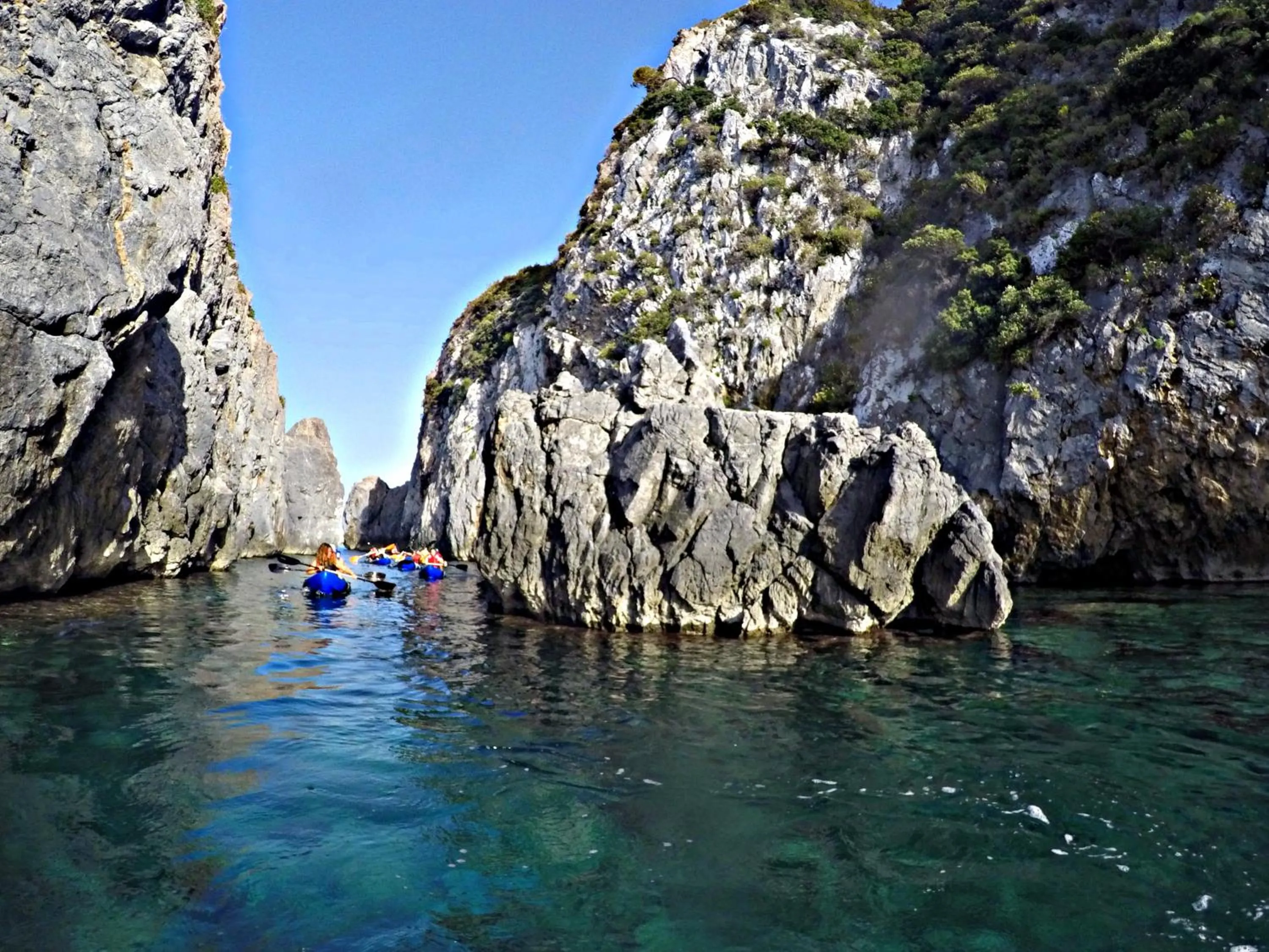 Canoeing in Club Agia Anna