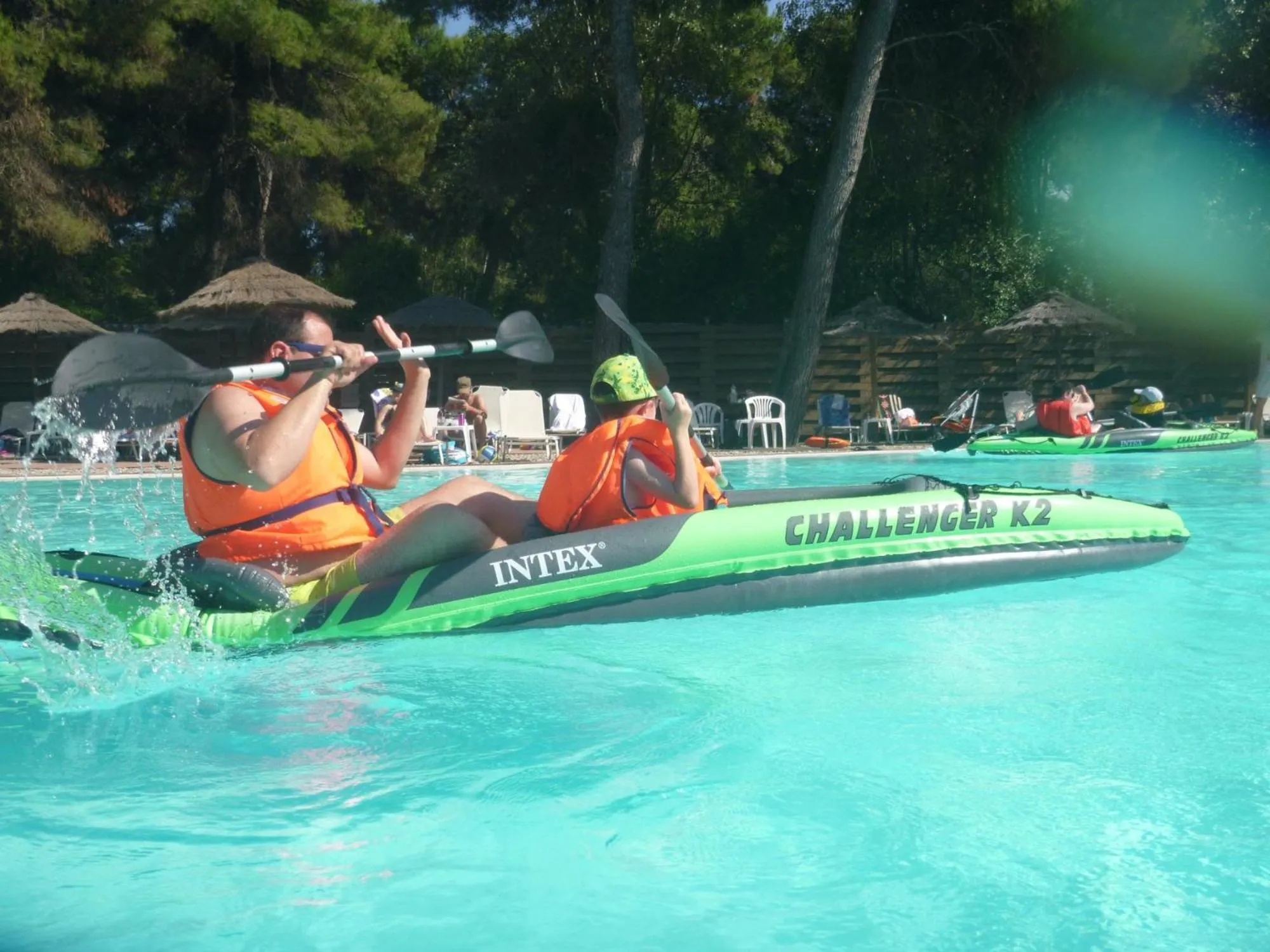 Canoeing in Club Agia Anna