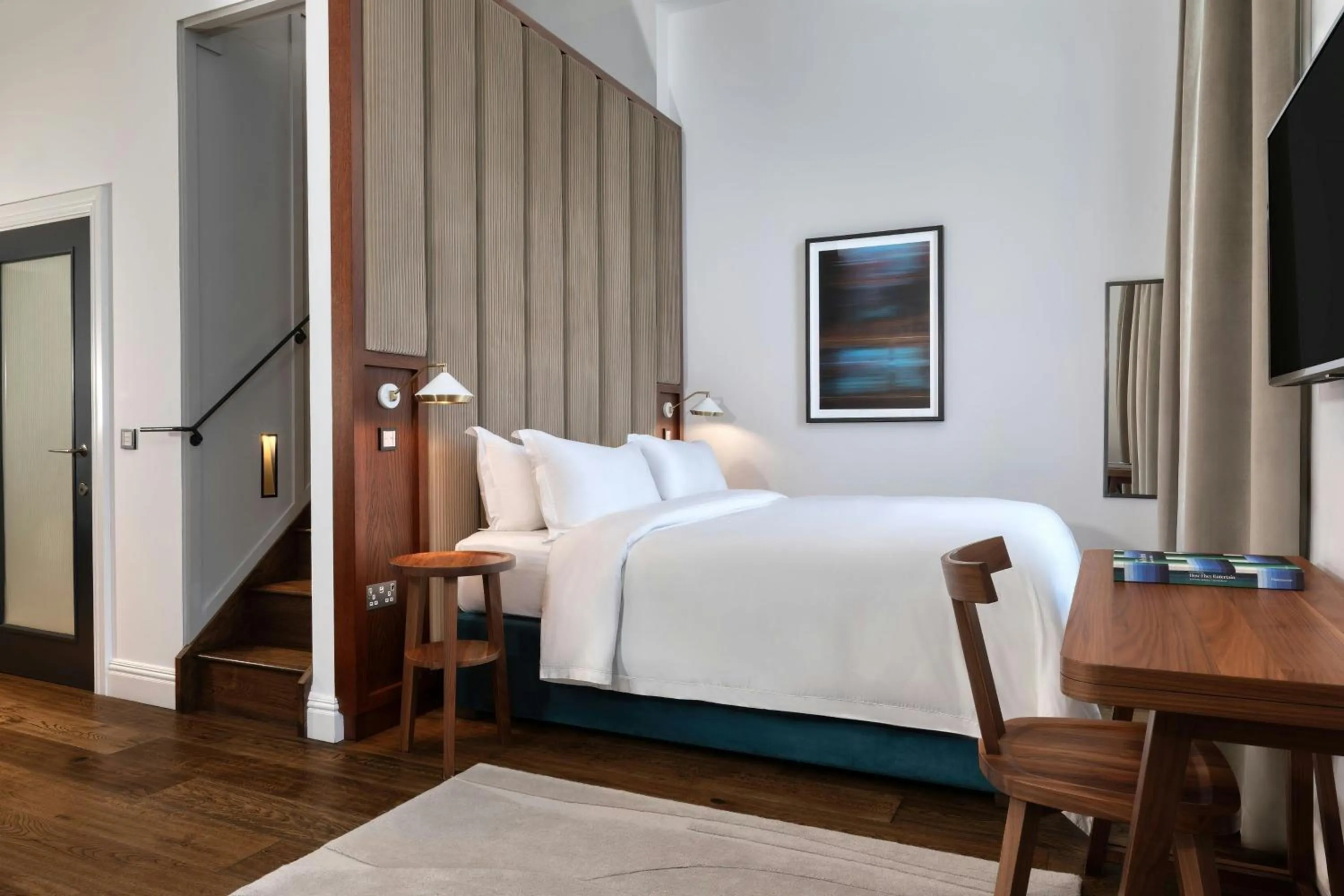 Photo of the whole room, Bed in The Edinburgh Grand, a Luxury Collection Hotel, Edinburgh