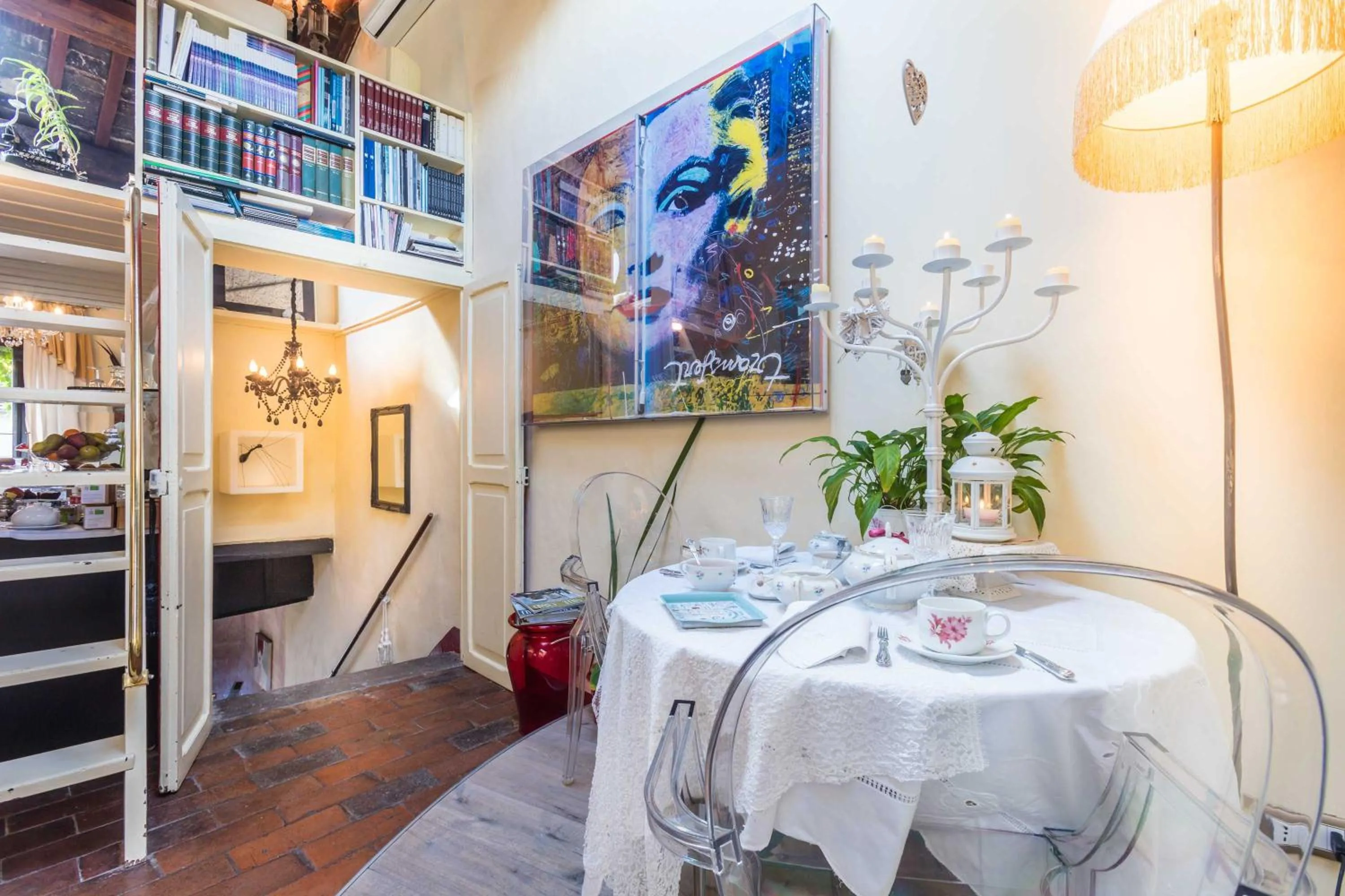 Coffee/tea facilities, Bed in B&B dei Papi Boutique Hotel