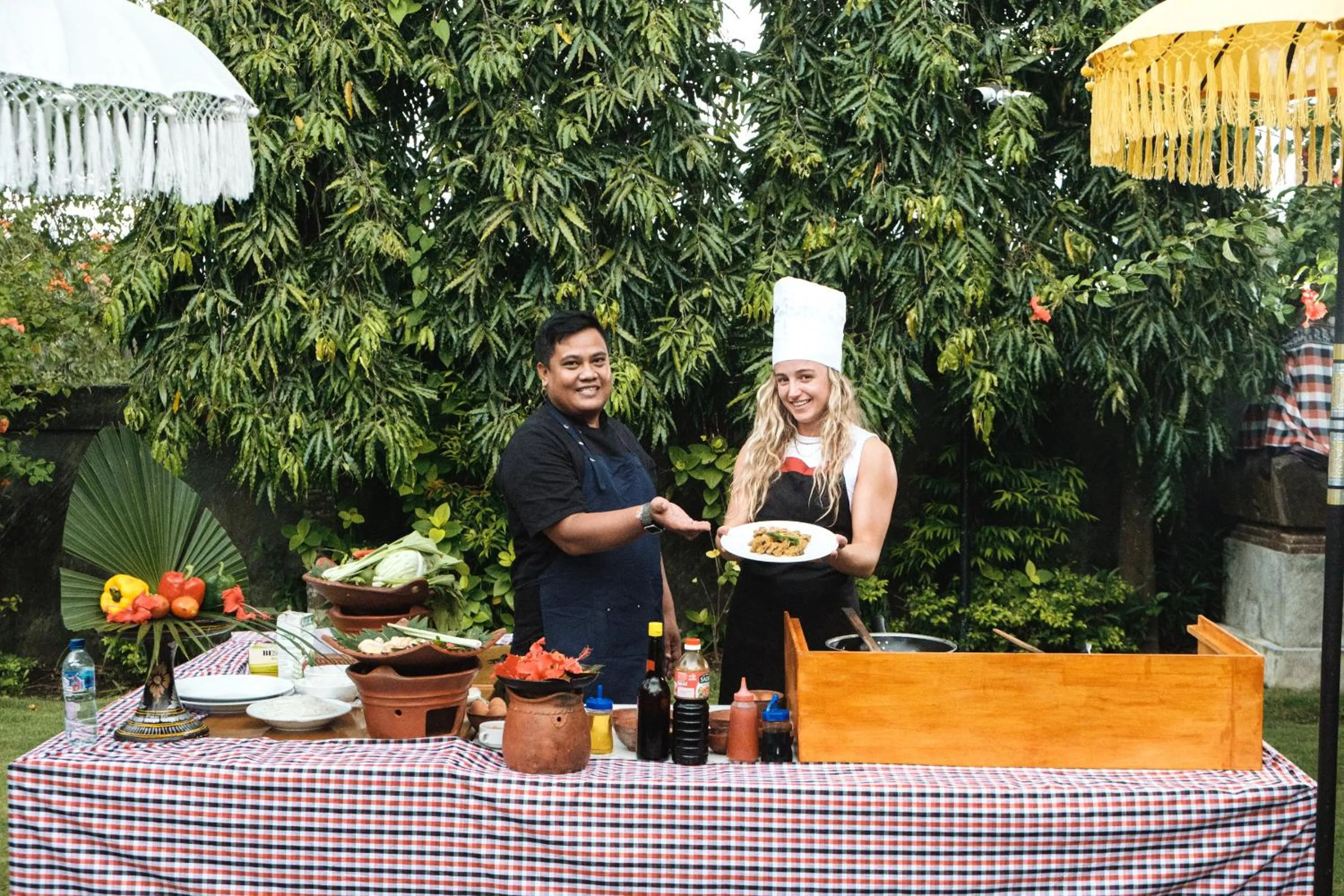 BBQ facilities in The Bidadari Villas and Spa Umalas - Seminyak