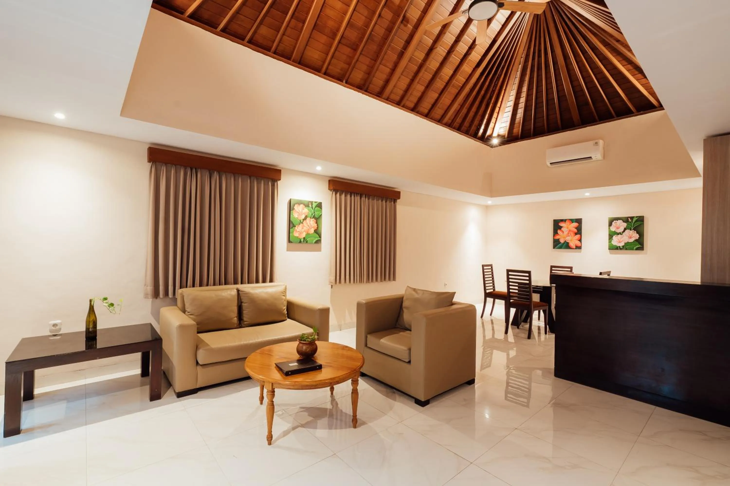 Living room in The Bidadari Villas and Spa Umalas - Seminyak