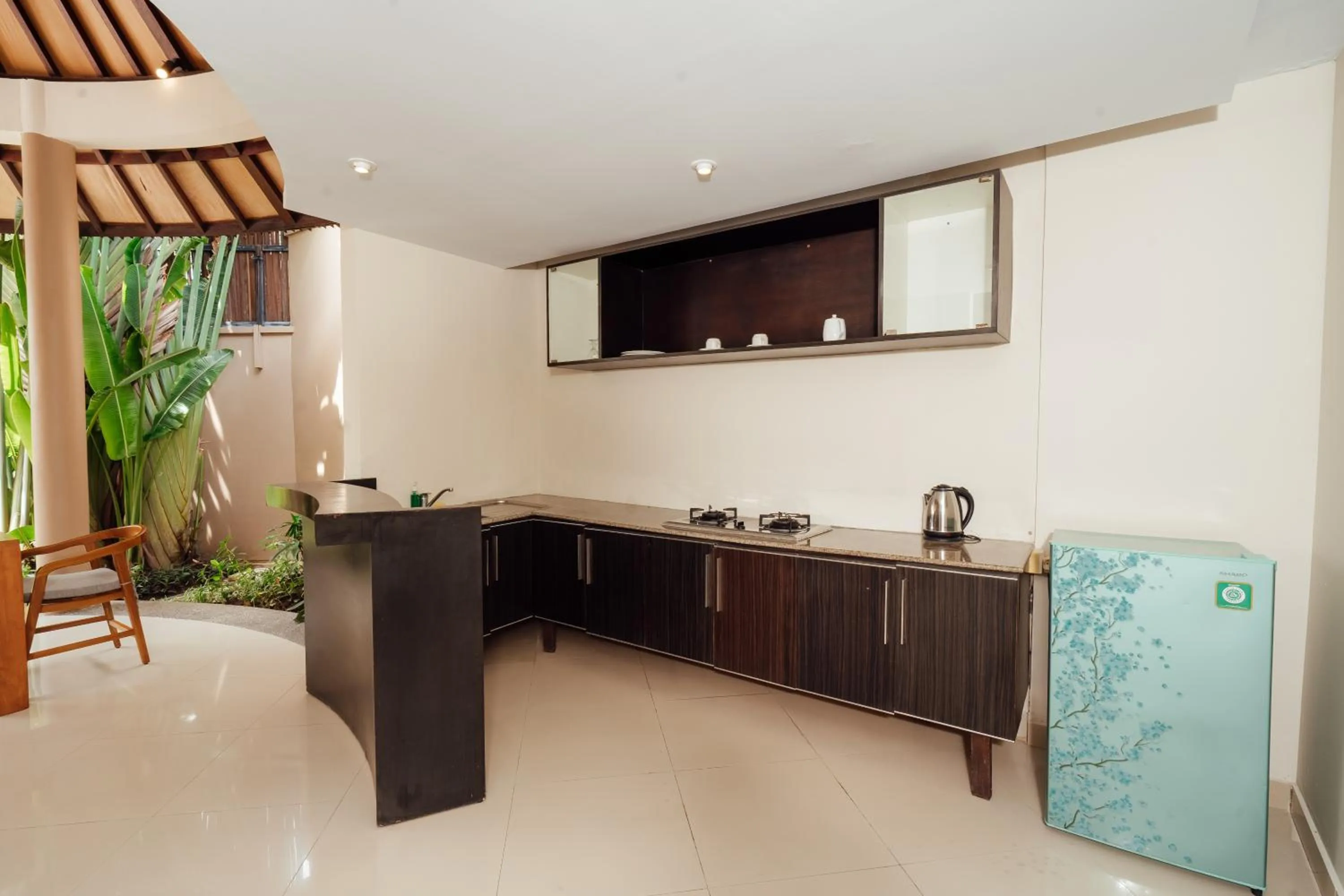 Kitchen or kitchenette in The Bidadari Villas and Spa Umalas - Seminyak