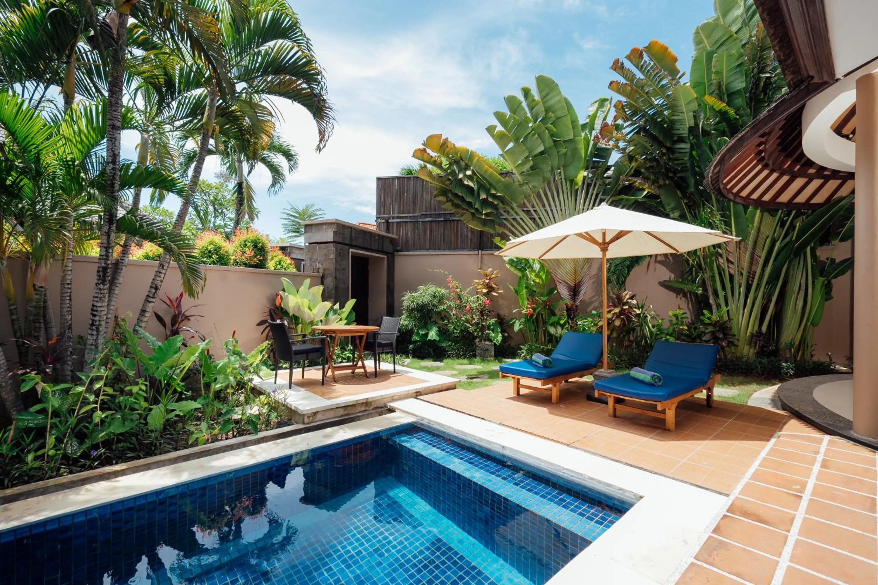 Pool view in The Bidadari Villas and Spa Umalas - Seminyak