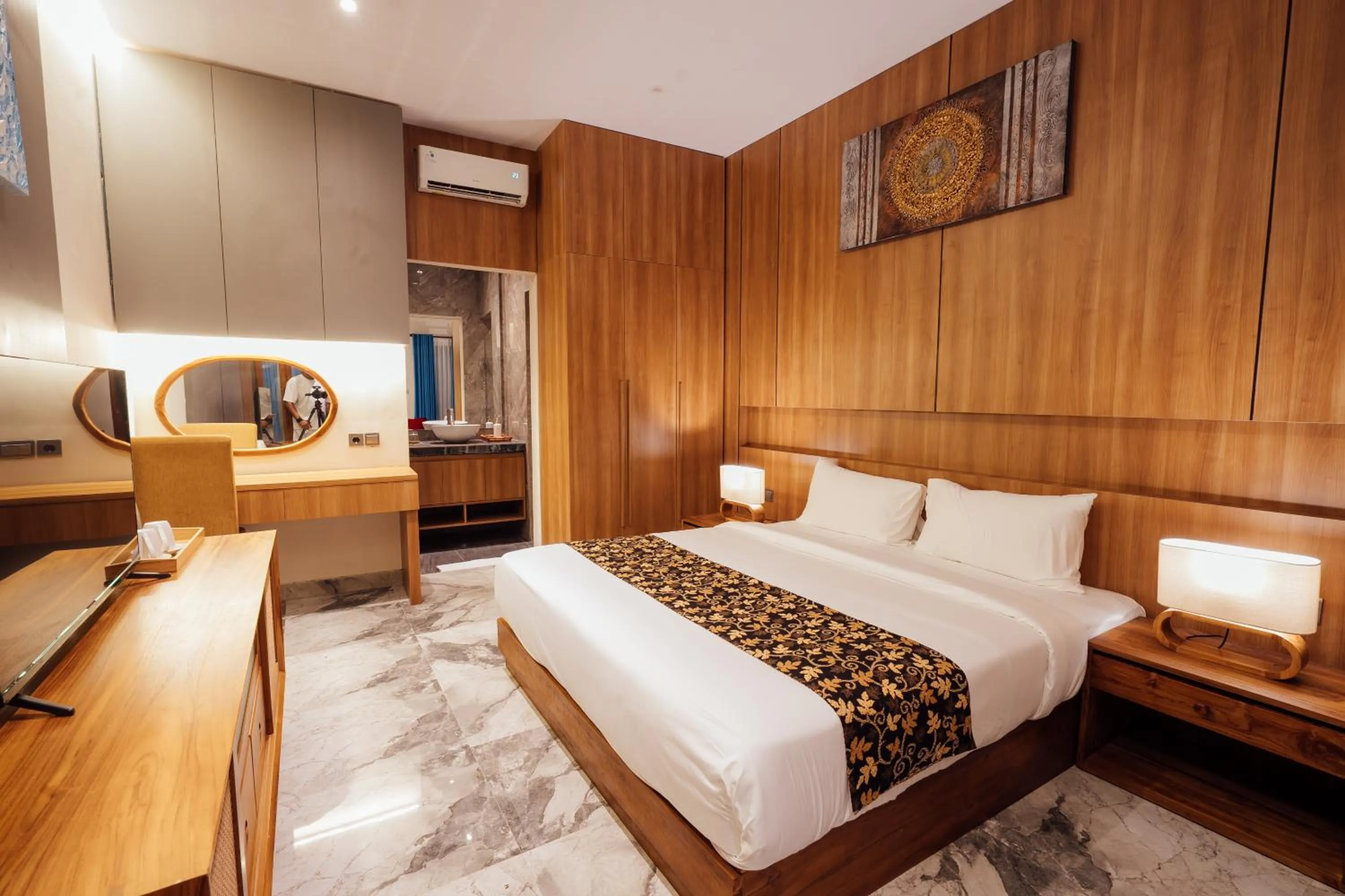 Bed in The Bidadari Villas and Spa Umalas - Seminyak