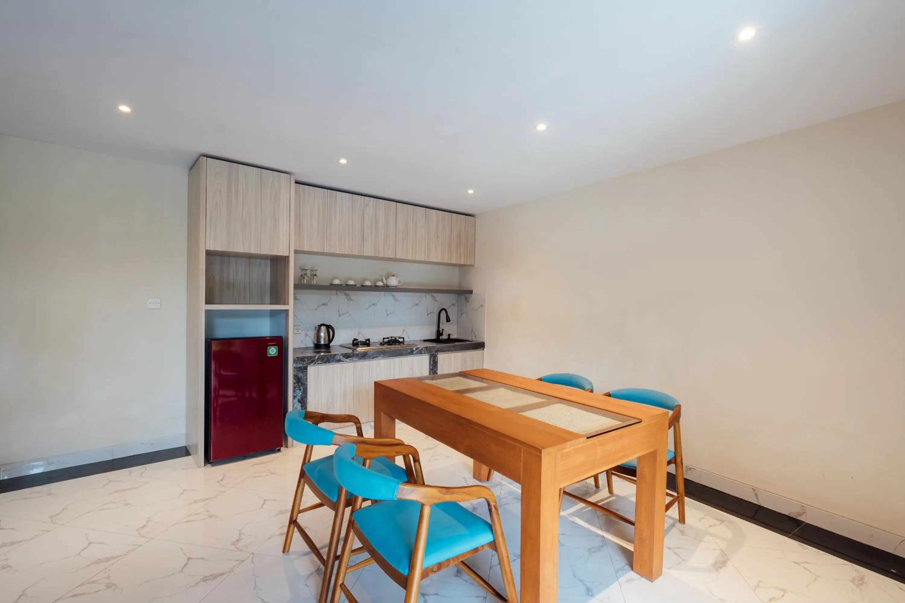 Kitchen or kitchenette in The Bidadari Villas and Spa Umalas - Seminyak