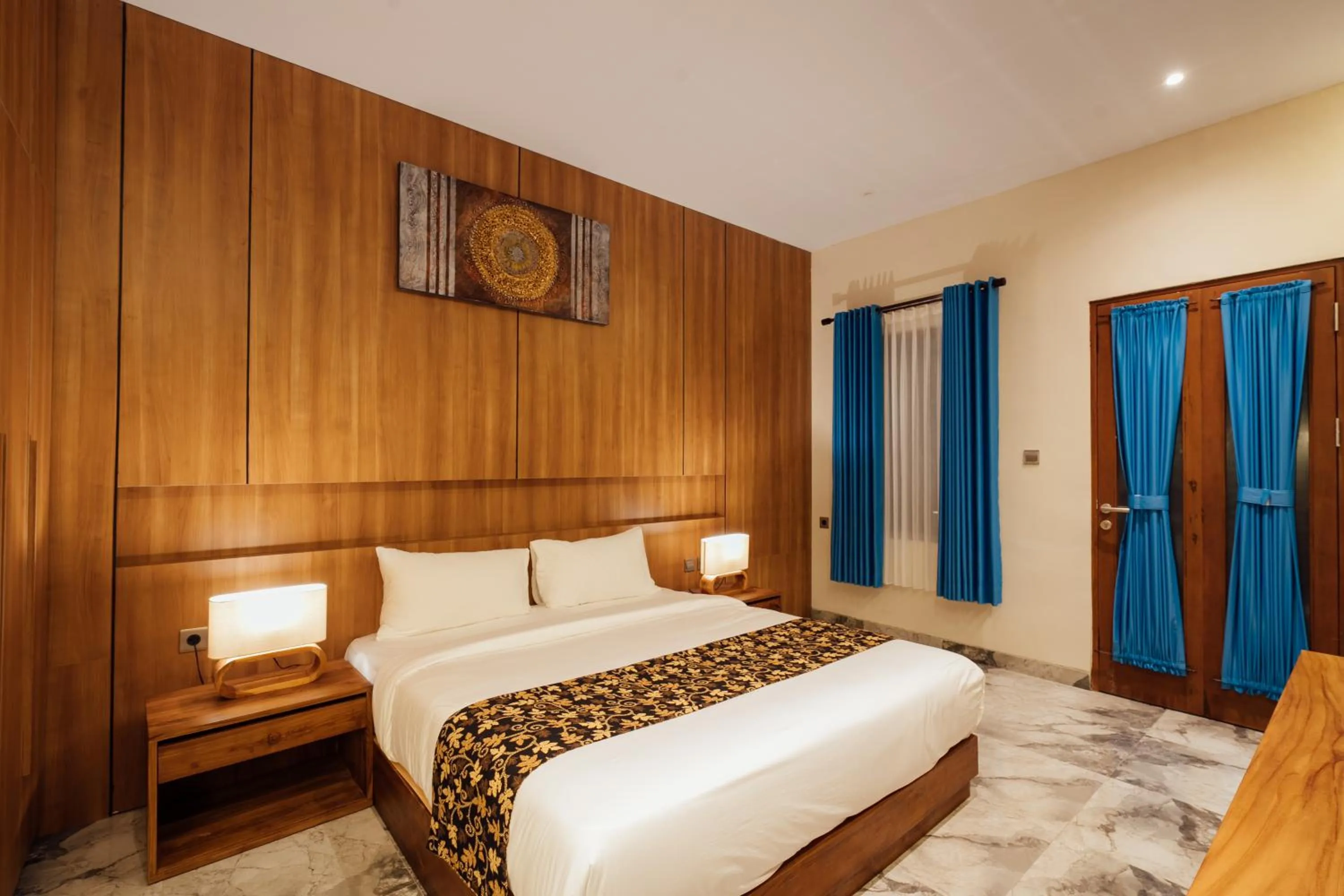 Bedroom, Bed in The Bidadari Villas and Spa Umalas - Seminyak