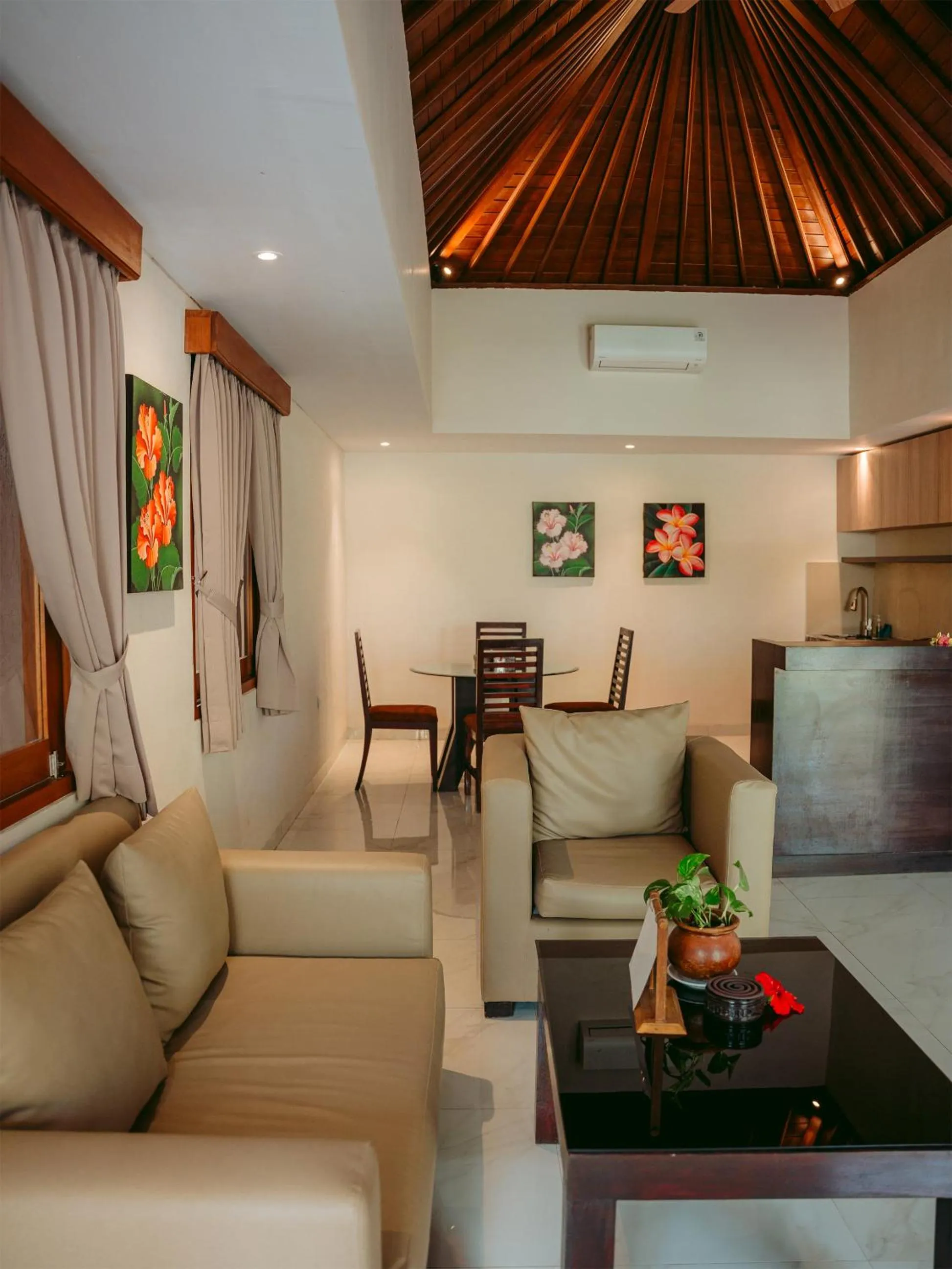 Living room in The Bidadari Villas and Spa Umalas - Seminyak