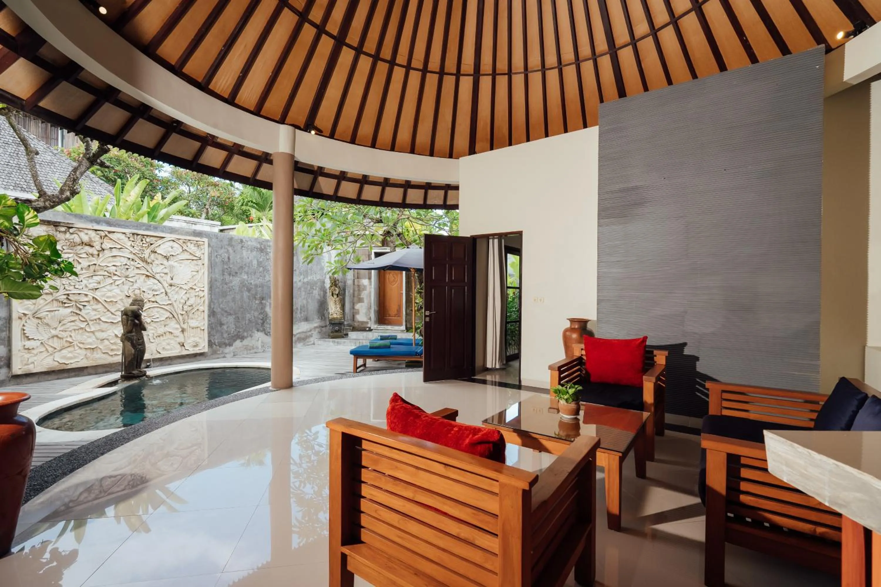Living room in The Bidadari Villas and Spa Umalas - Seminyak
