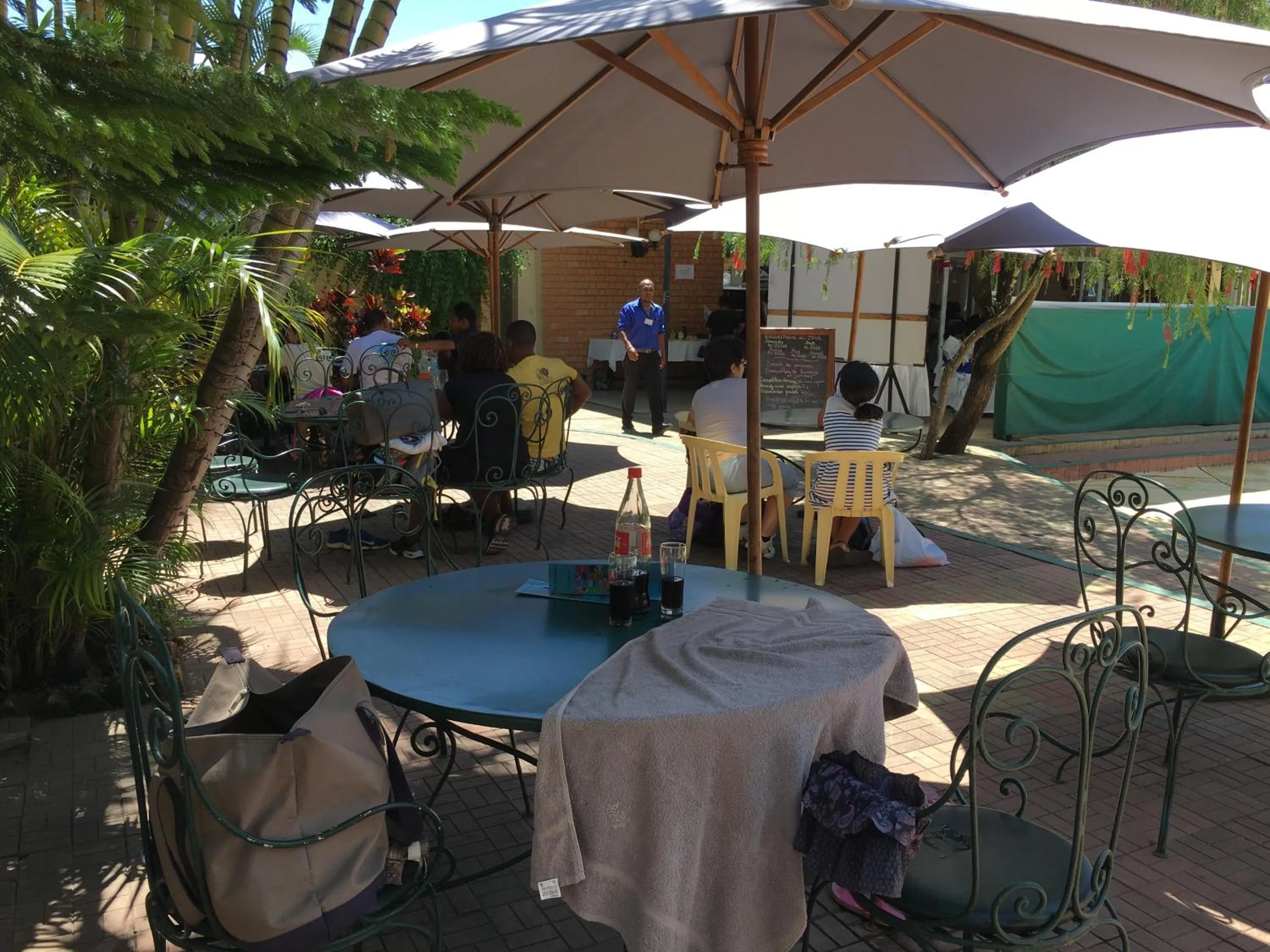 Patio in Motel d'Antananarivo