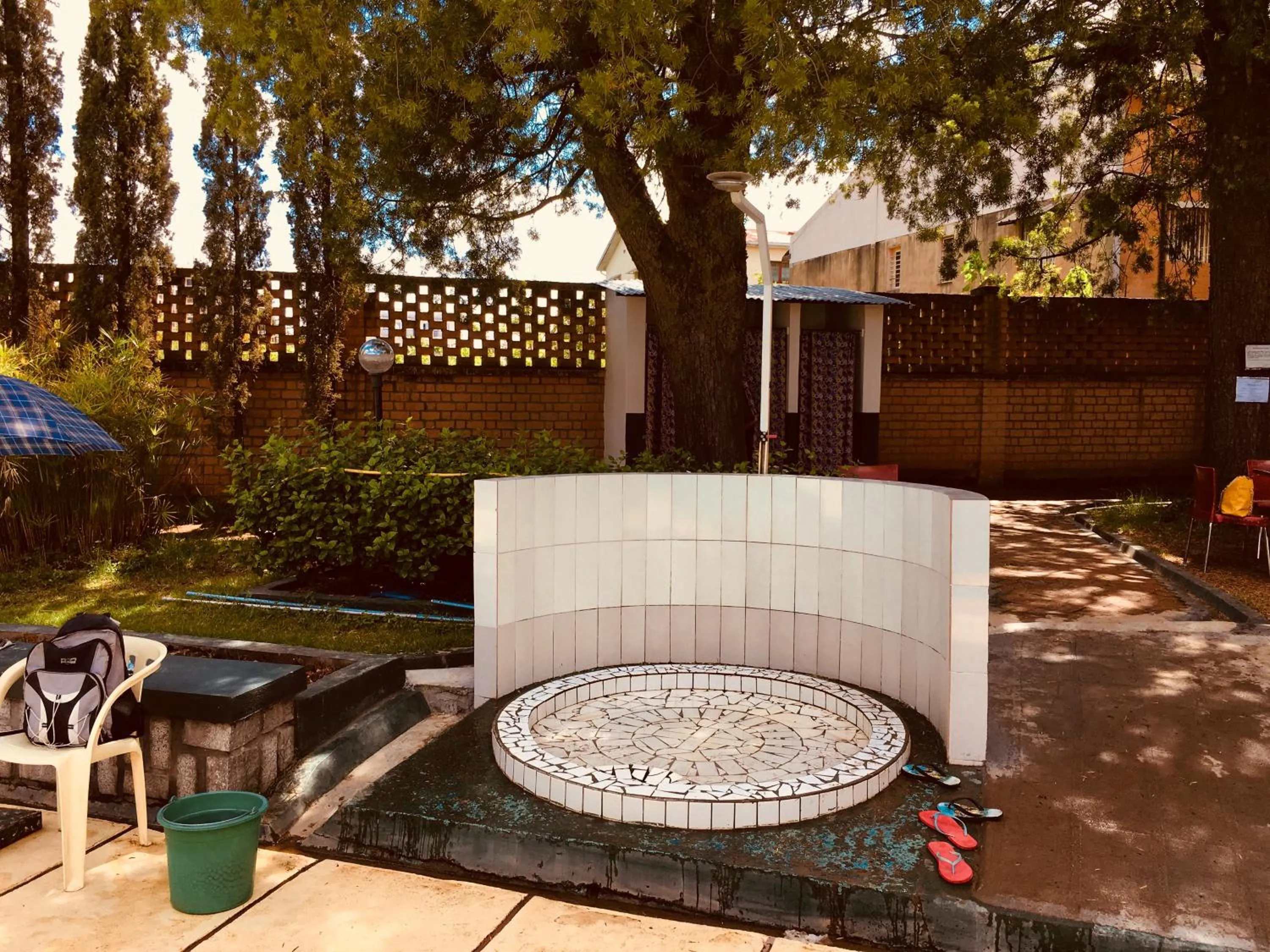 Swimming pool in Motel d'Antananarivo