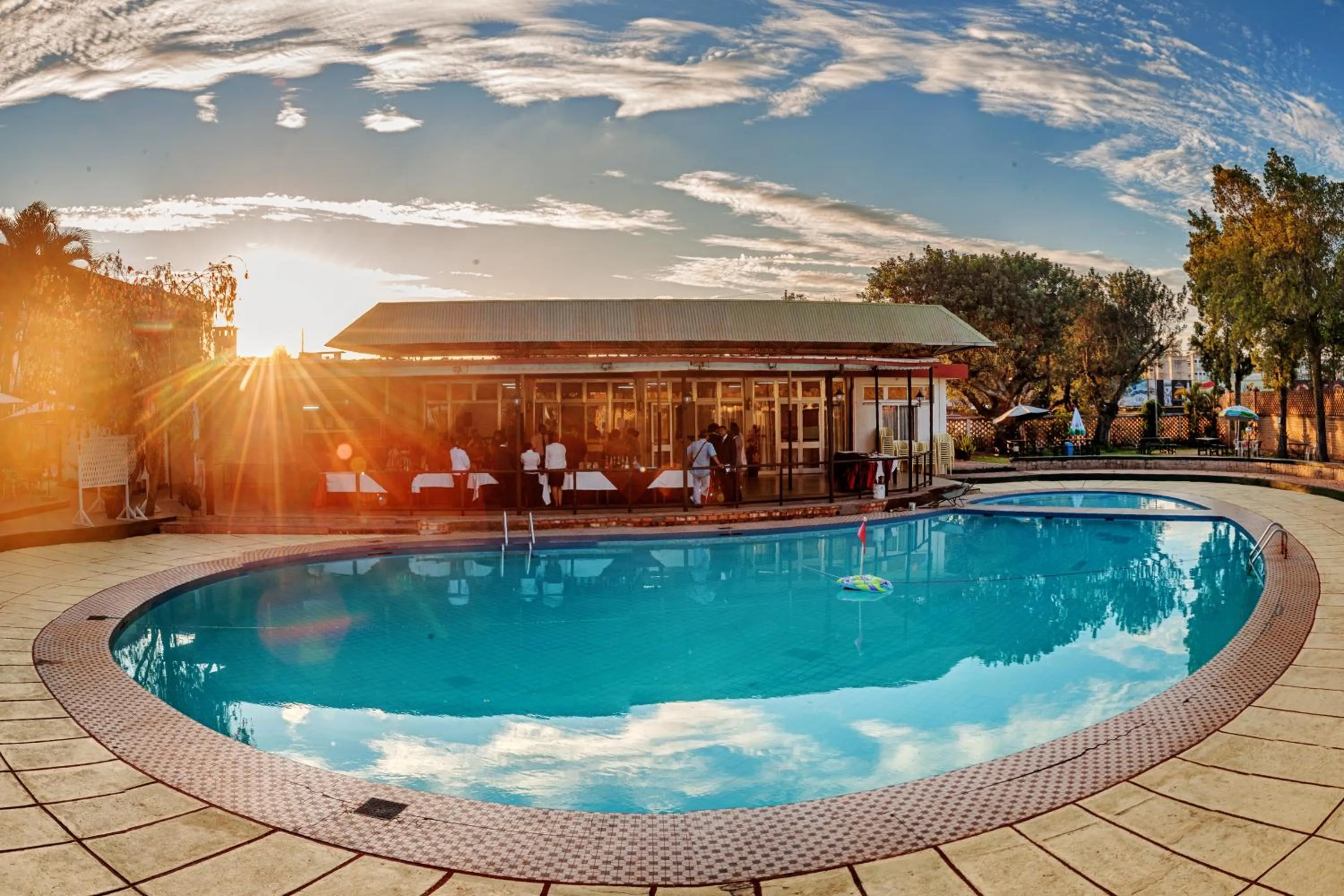 Swimming pool in Motel d'Antananarivo