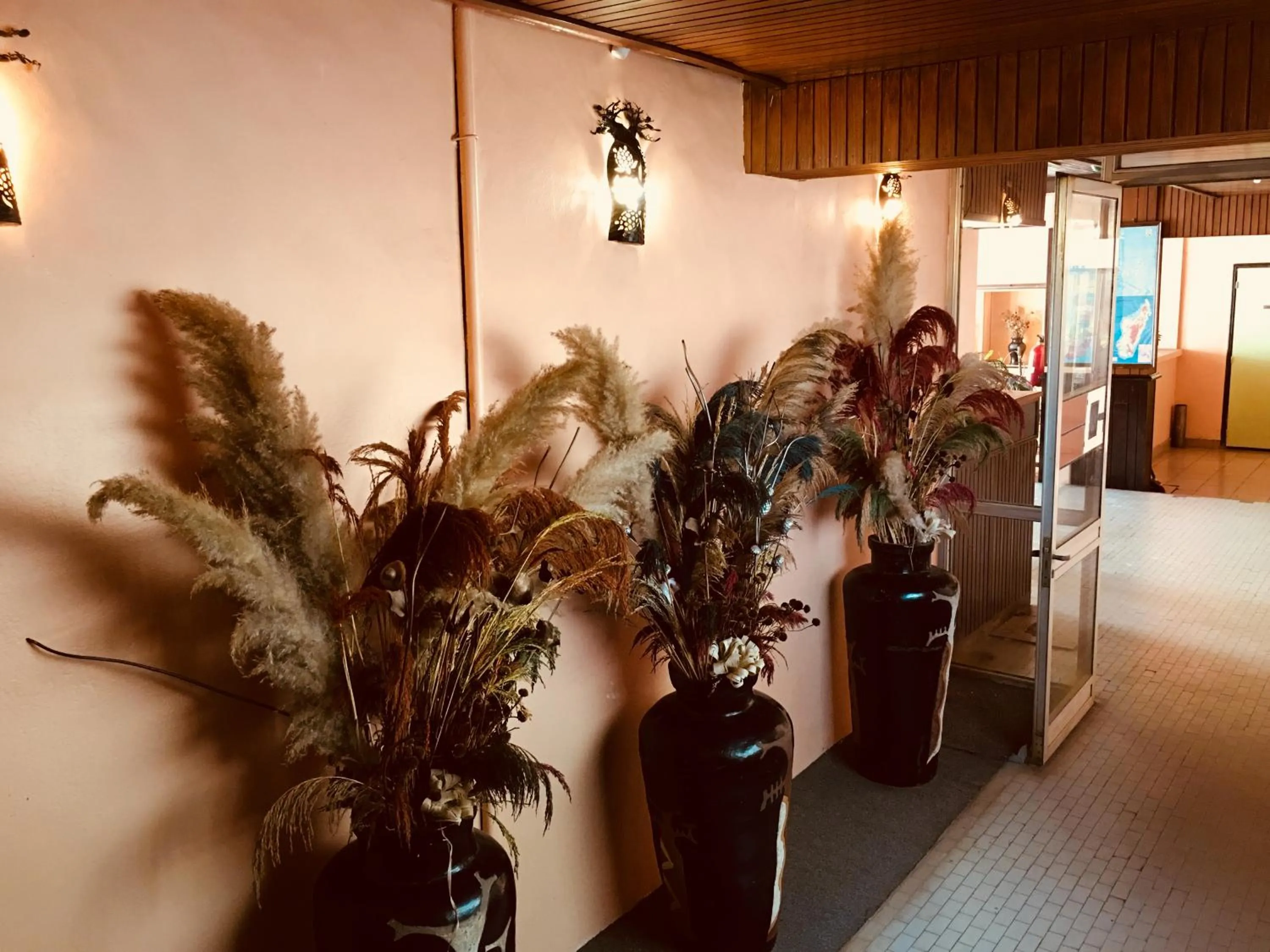 Lobby or reception in Motel d'Antananarivo