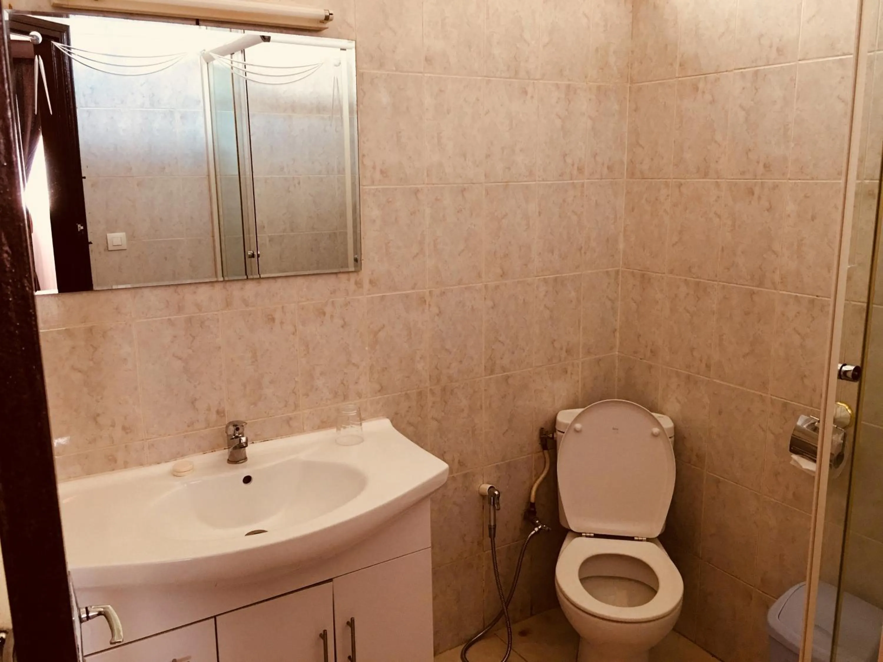 Toilet in Motel d'Antananarivo