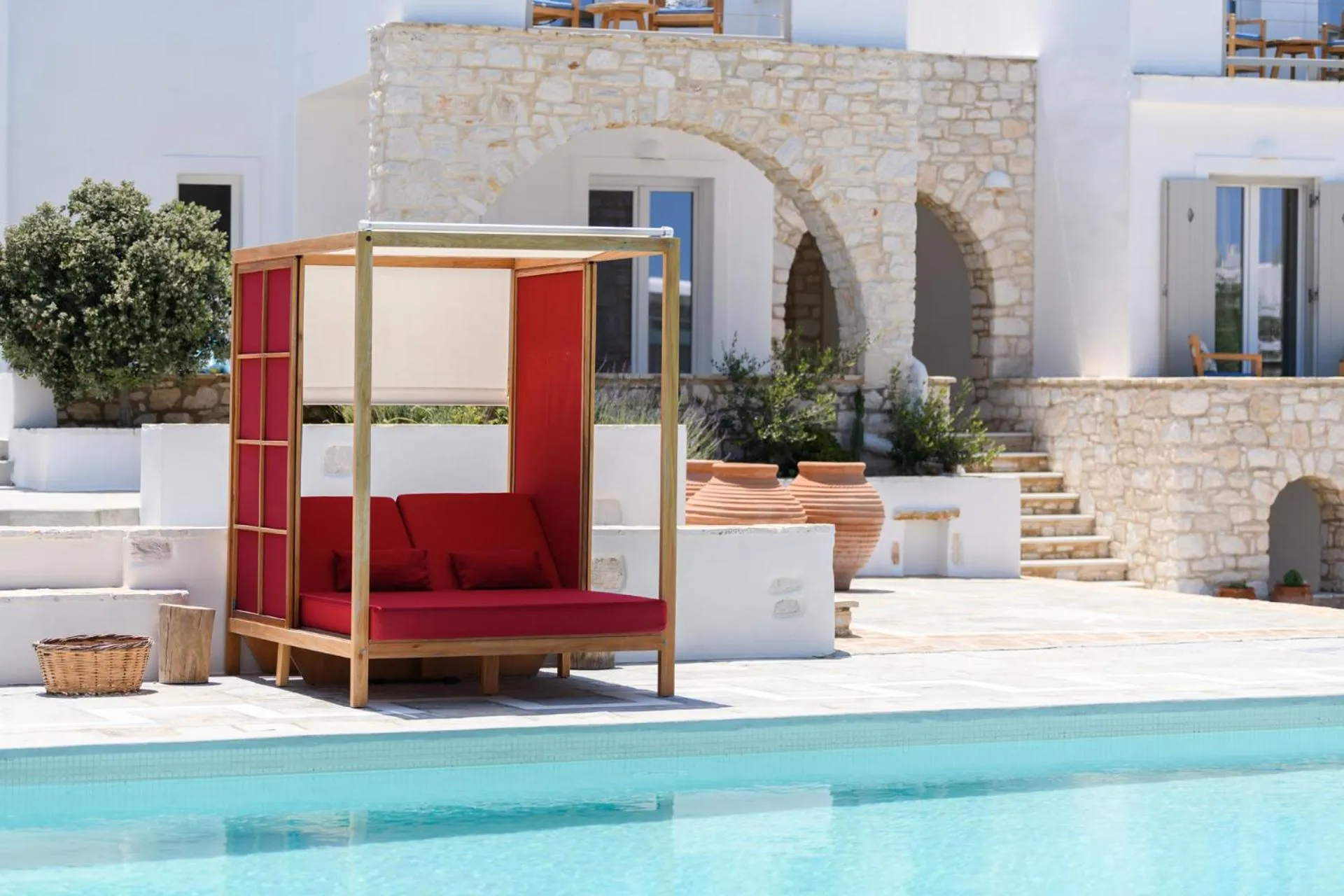 Swimming pool in Kallisti Paros