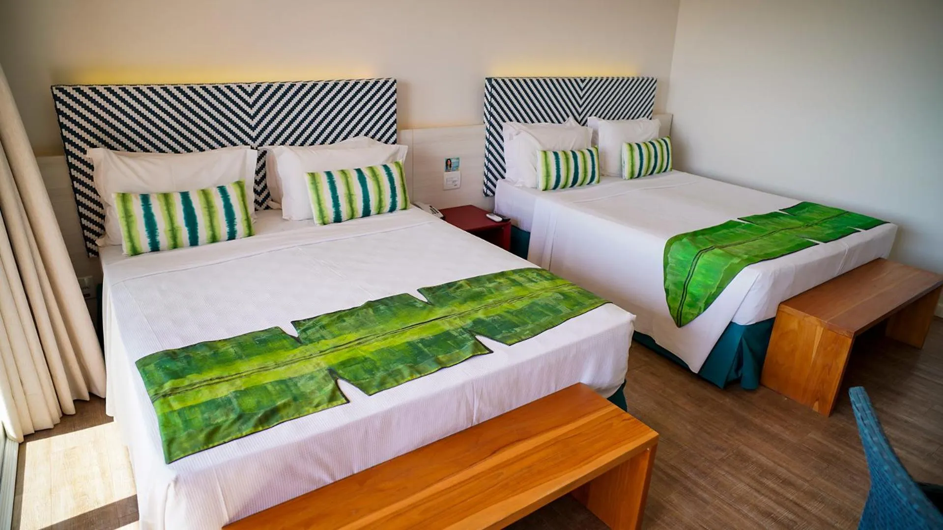 Bed in Hot Beach Resort