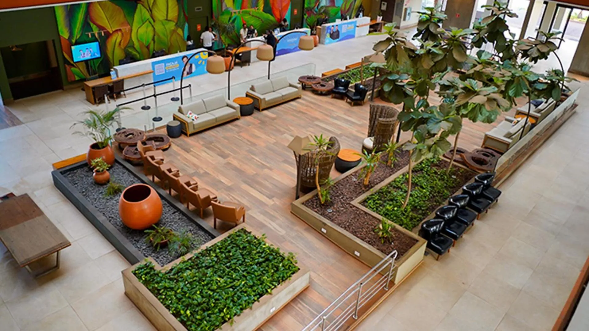 Seating area in Hot Beach Resort