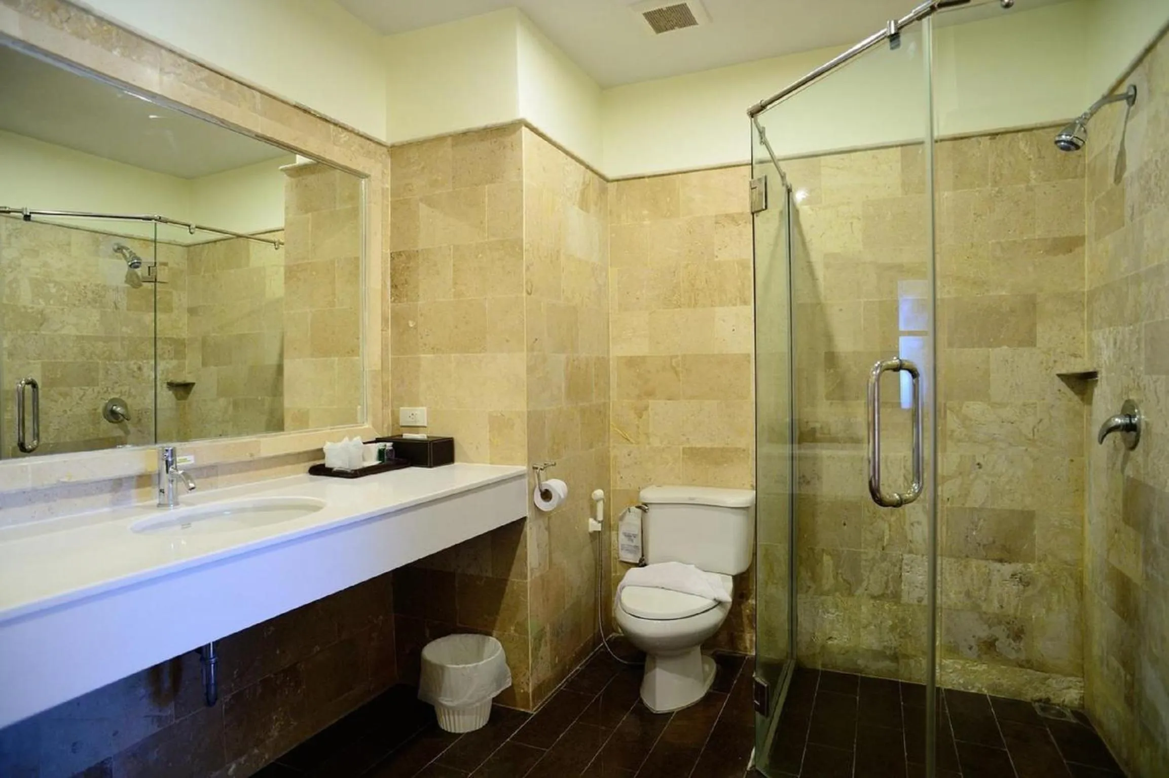 Bathroom in Kamala Beachfront Apartment