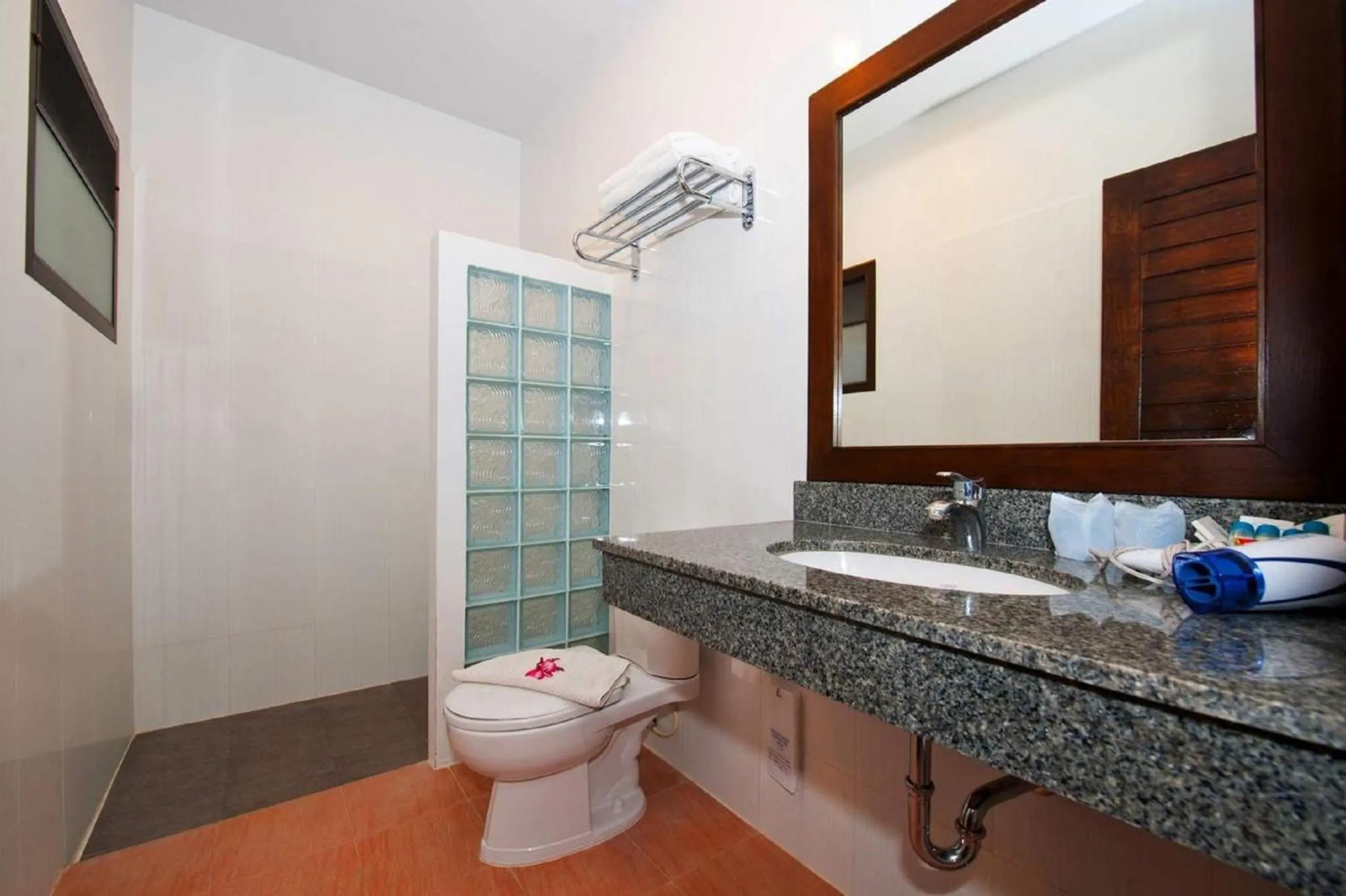 Bathroom in Kamala Beachfront Apartment
