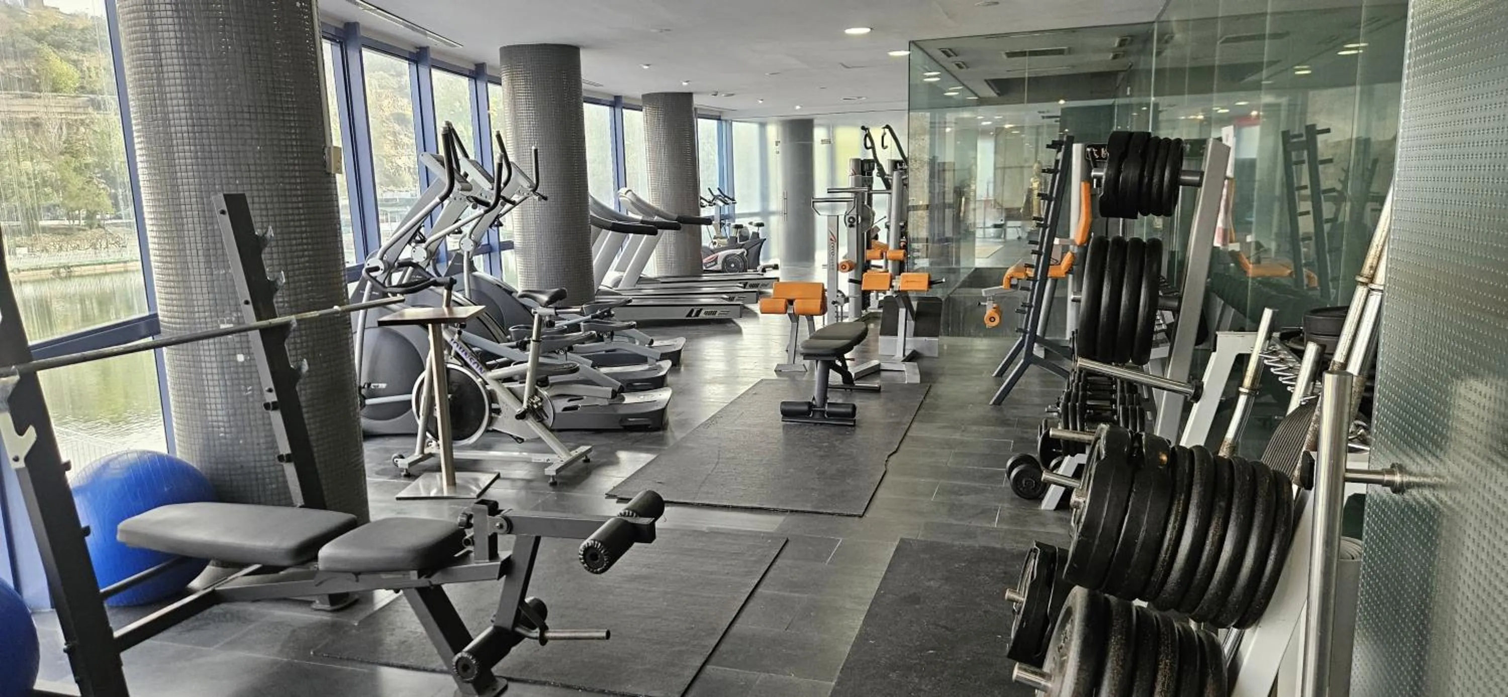 Fitness centre/facilities in Hotel Náyade