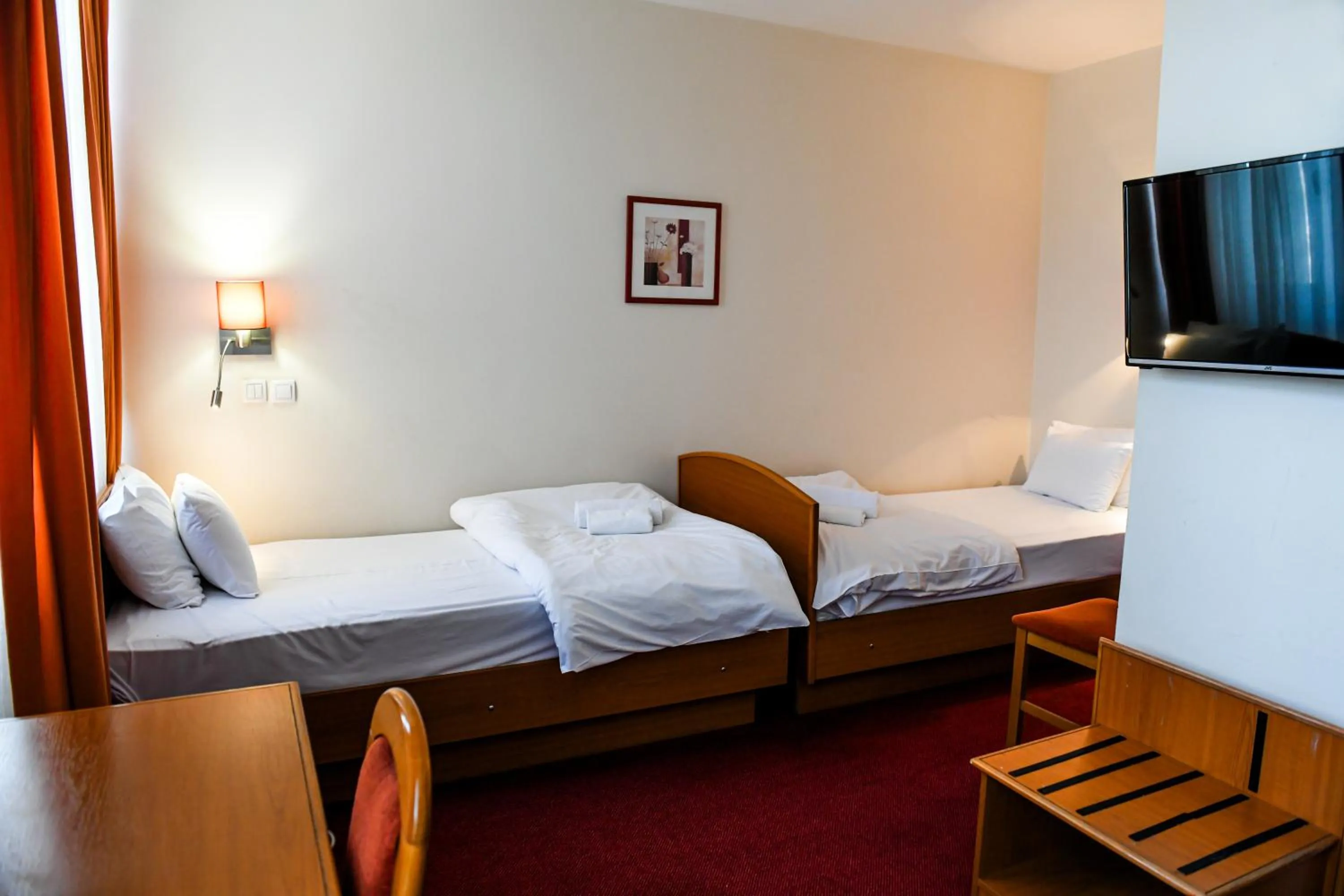 Bed in Hotel Fontana