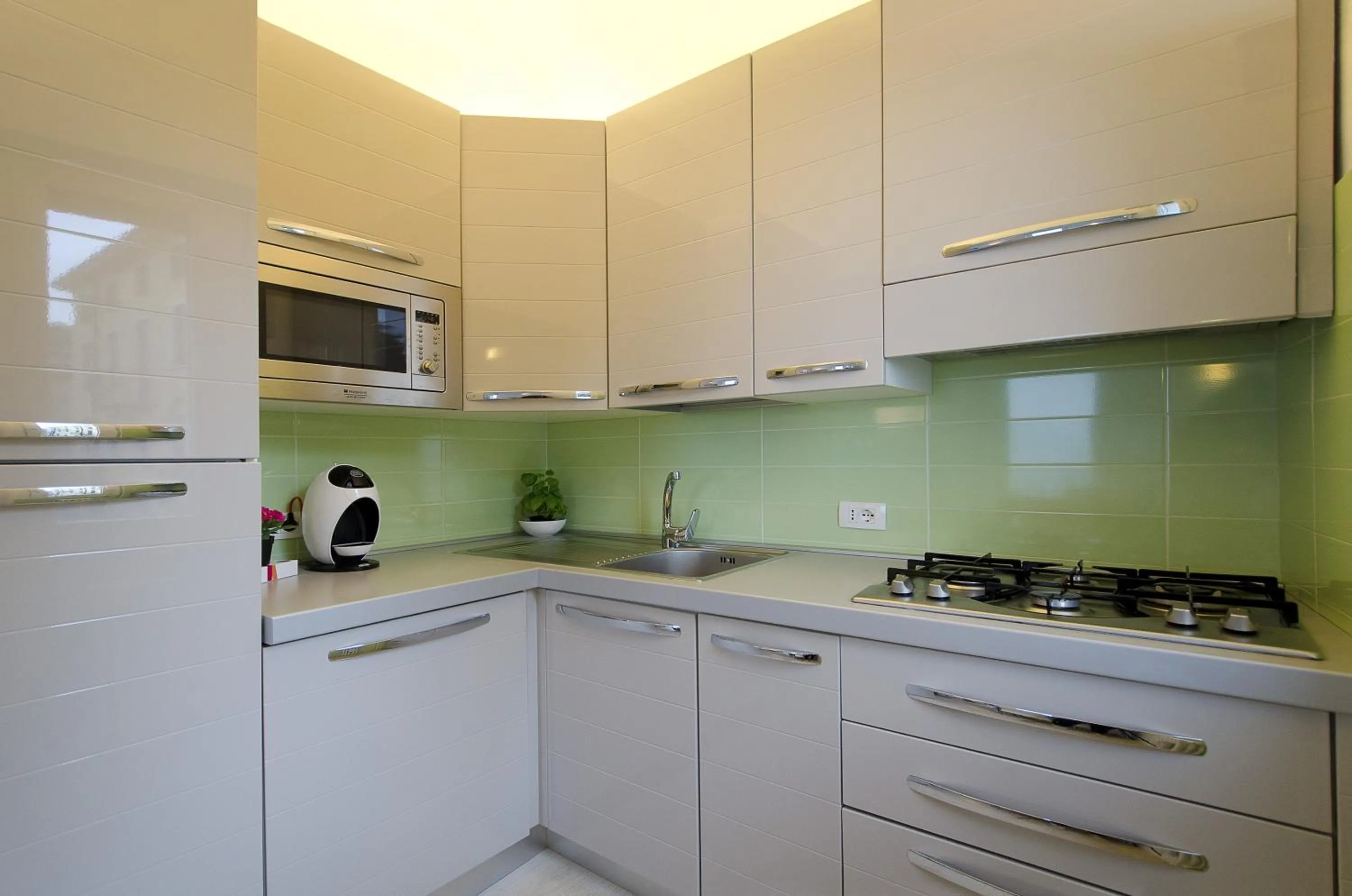 Kitchen or kitchenette in Appartamento a 5 metri dal lago