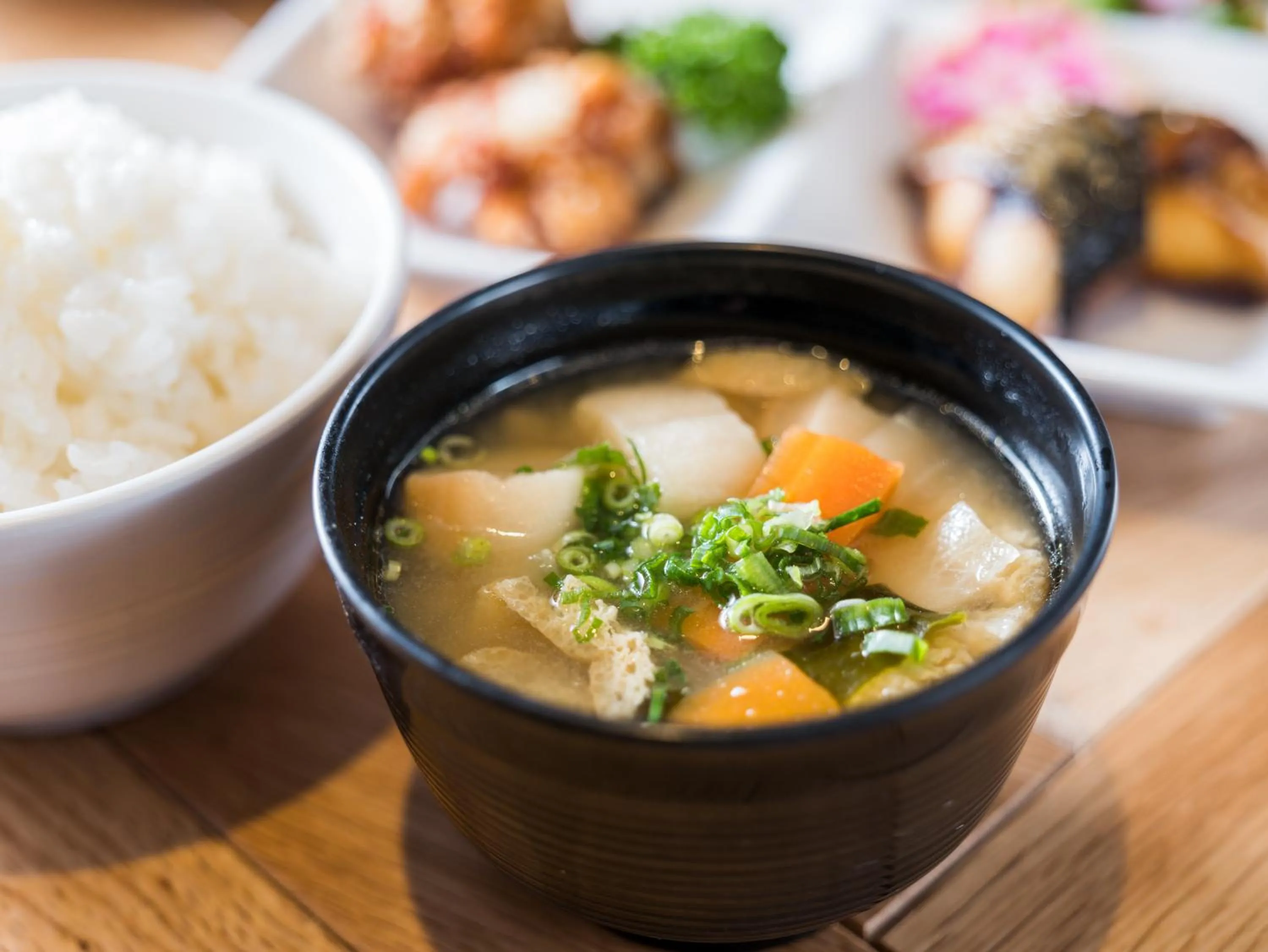 Buffet breakfast in Super Hotel Takamatsu Tamachi