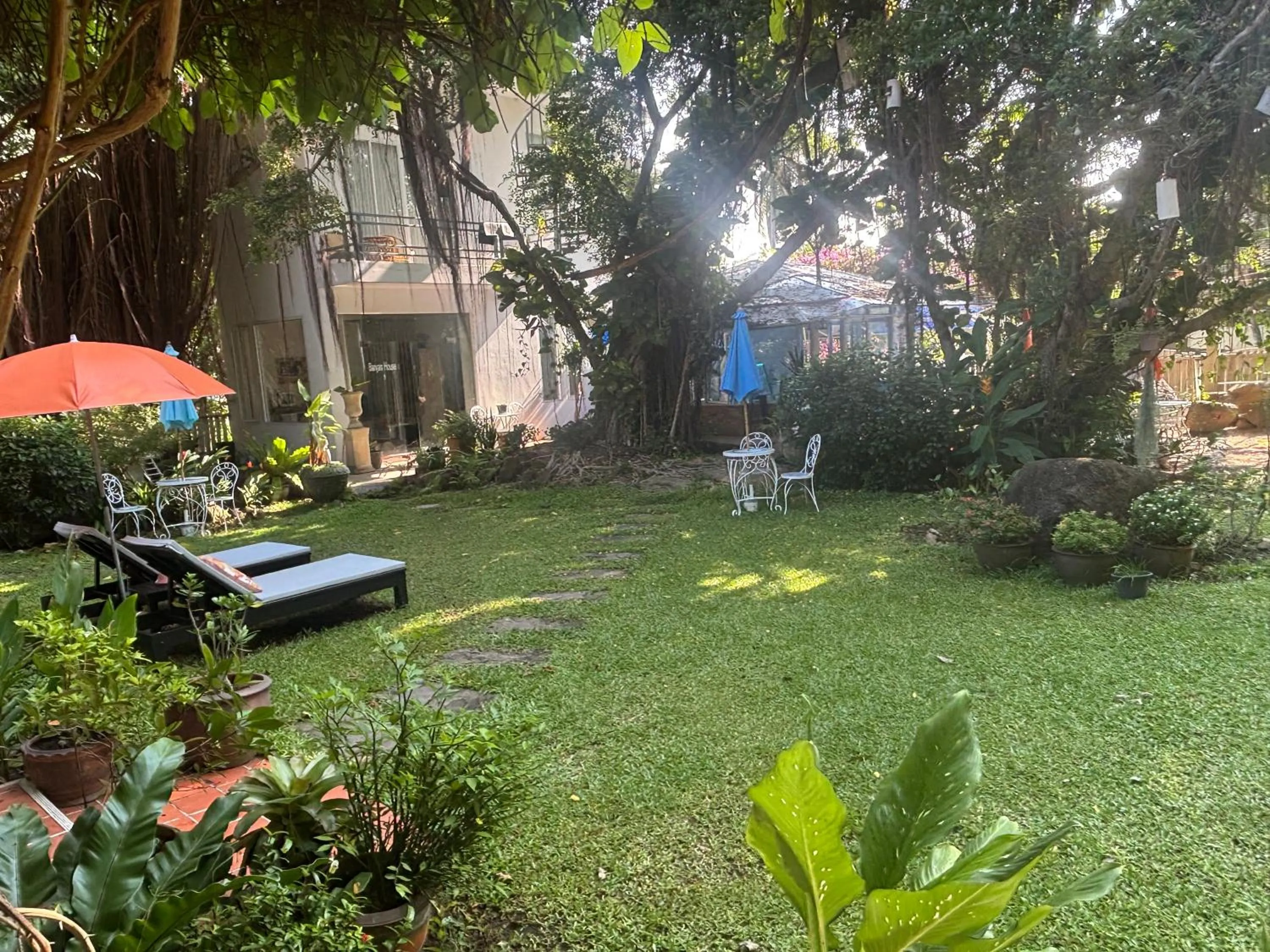 Garden view in Banyan House Samui bed and breakfast (Adult Only)