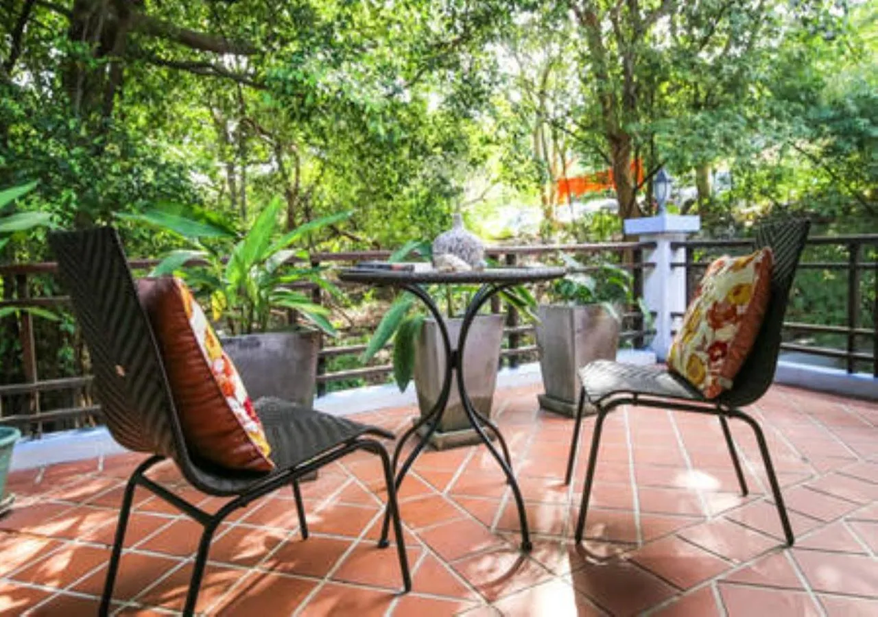 Balcony/Terrace in Banyan House Samui bed and breakfast (Adult Only)