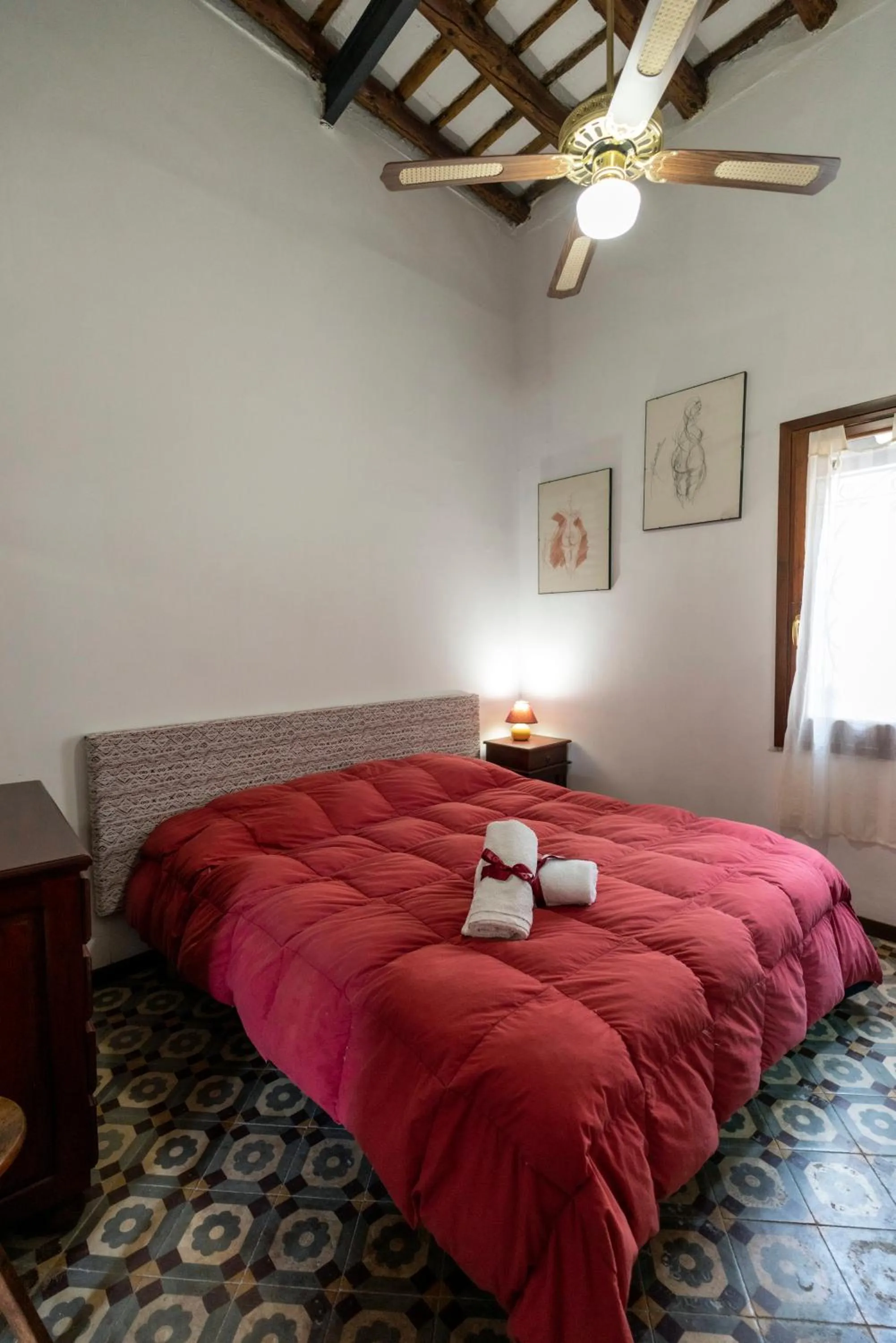 Bedroom, Bed in Residence Garibaldi