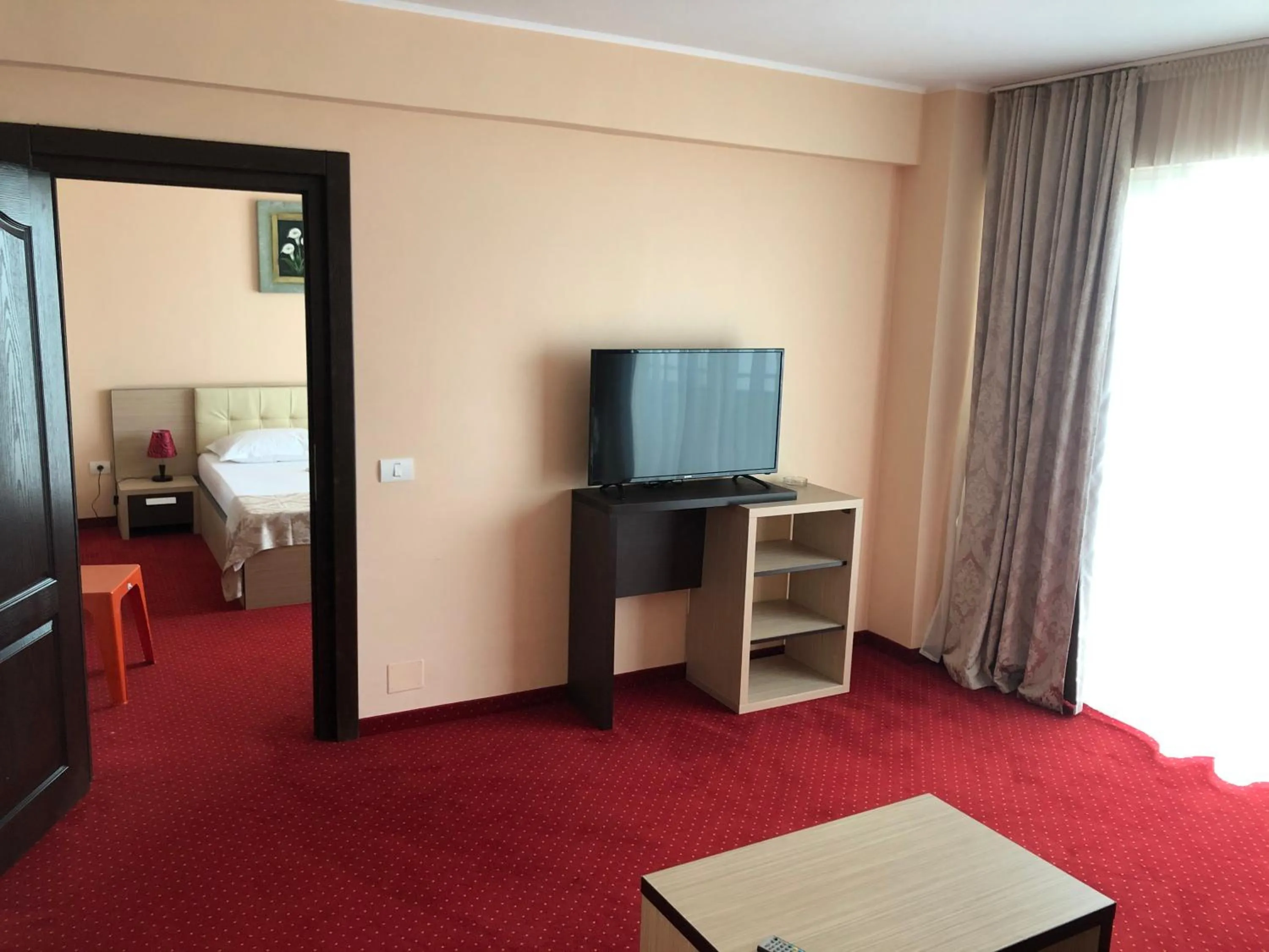 Bed in Hotel Romantic