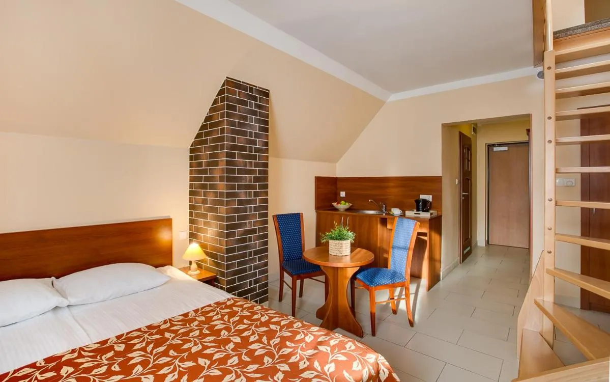 Bed in Hotel Concordia