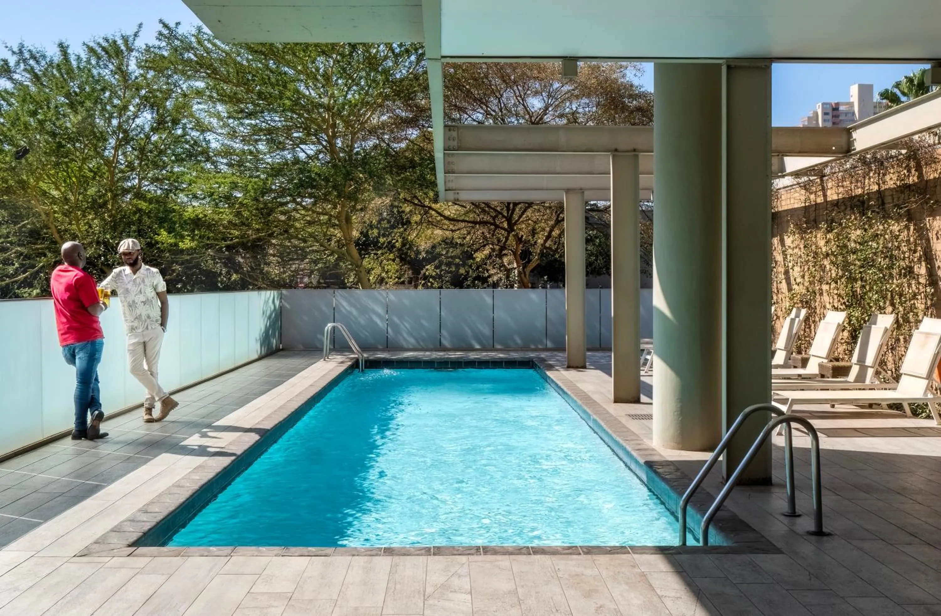 Swimming pool in ONOMO Hotel Durban