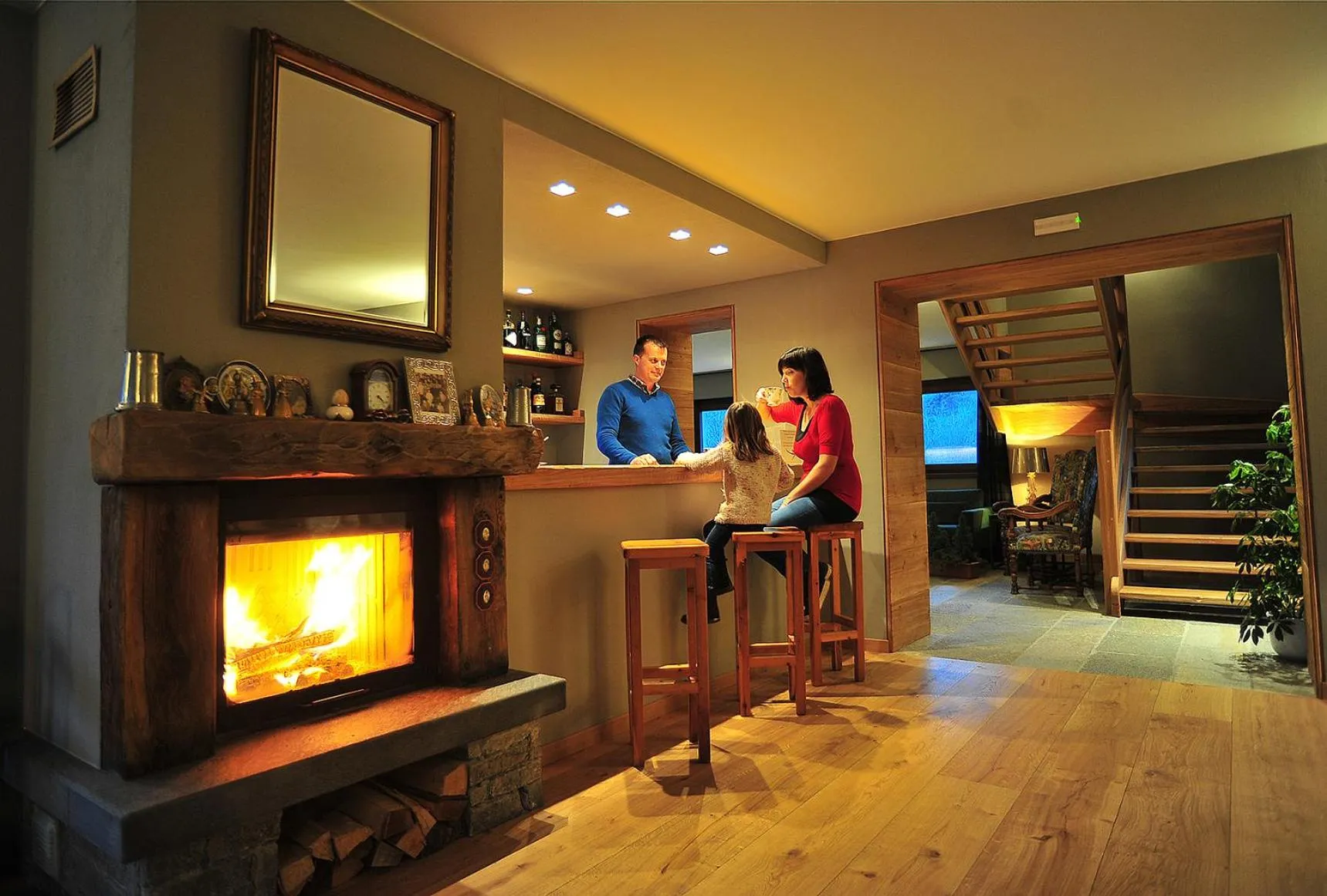 Lounge or bar in Alpi & Golf Hotel