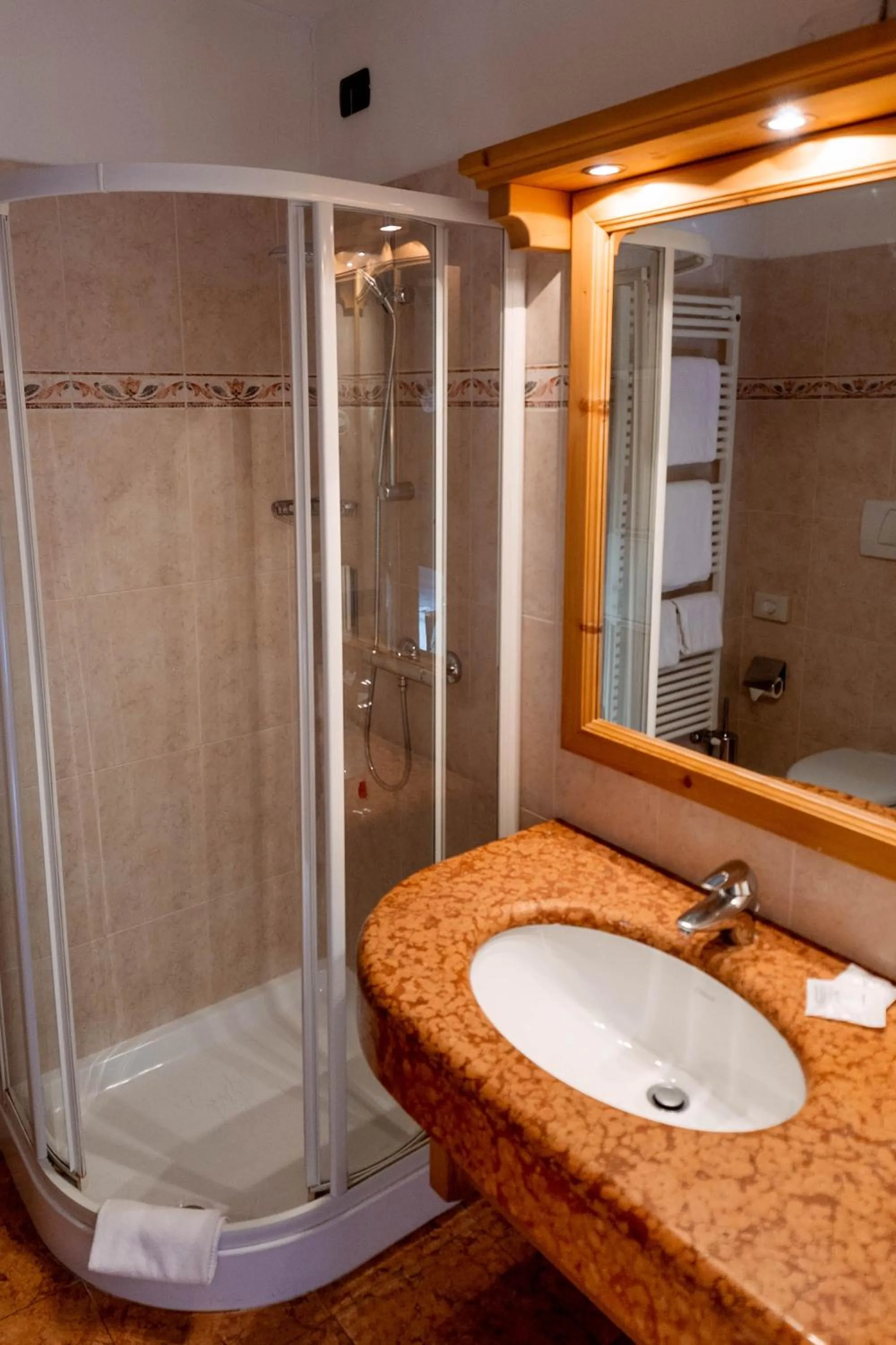 Bathroom in Alpi & Golf Hotel