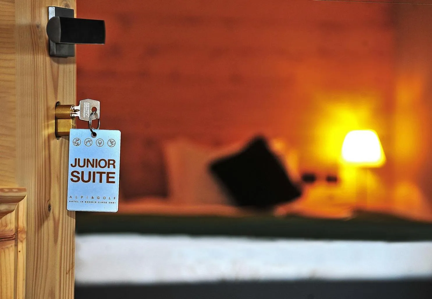 Decorative detail, Bed in Alpi & Golf Hotel