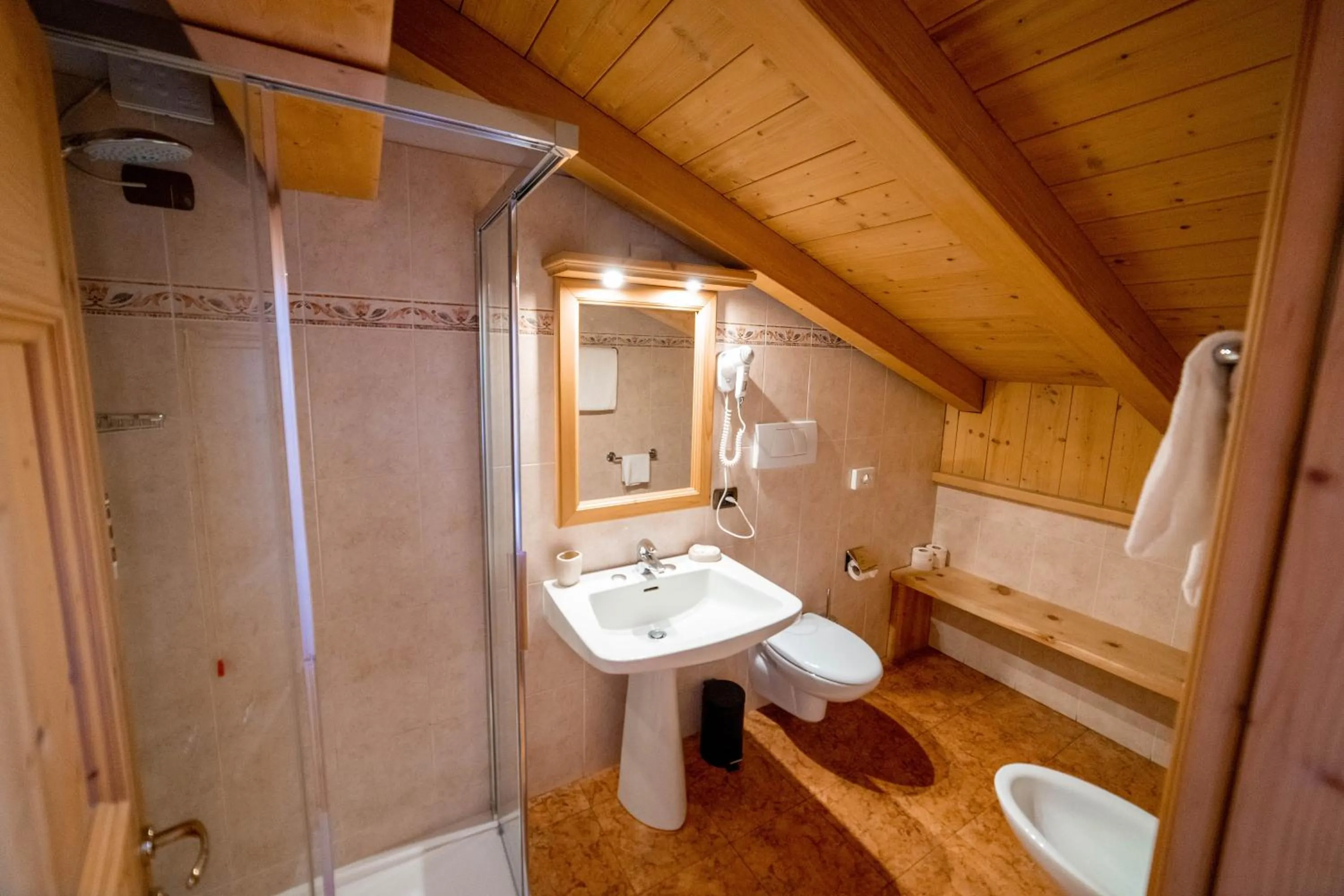 Bathroom in Alpi & Golf Hotel