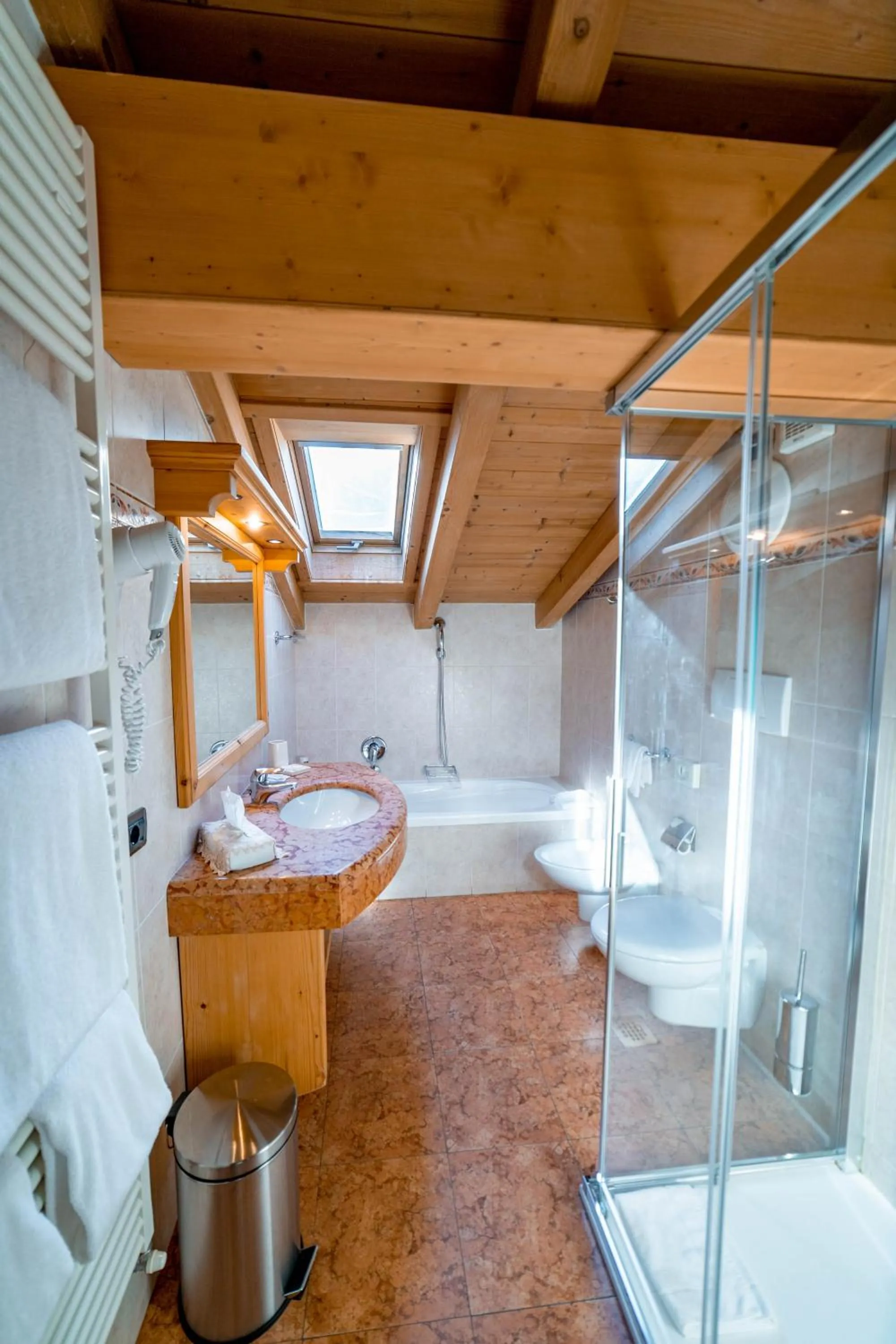 Shower in Alpi & Golf Hotel