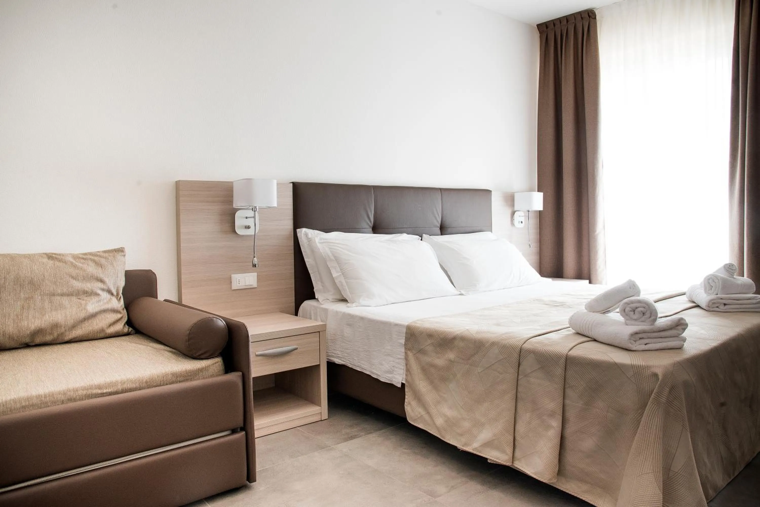 Bedroom, Bed in Hotel Solemare - Frontemare - 3 Stelle Superior