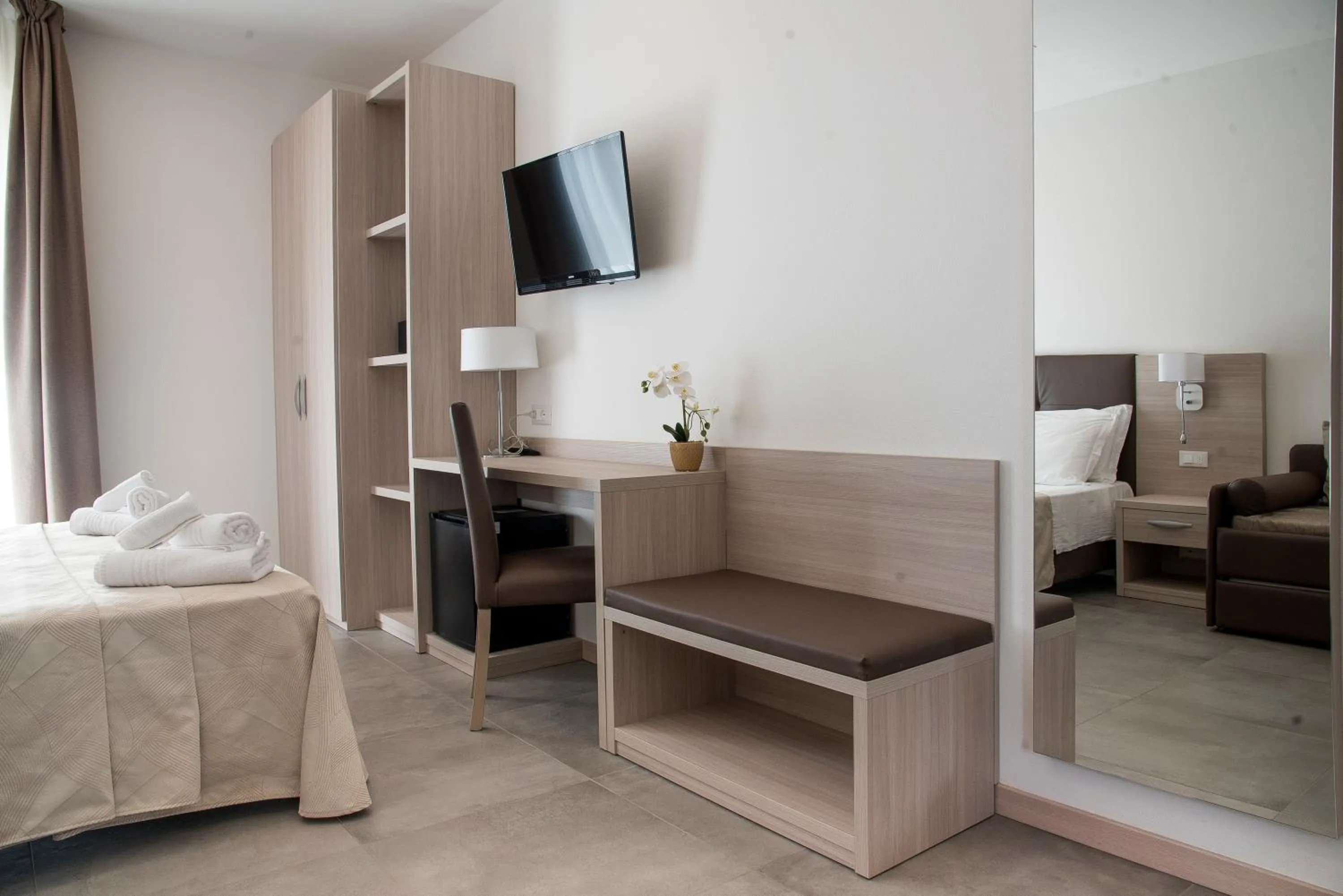 Bedroom, Bed in Hotel Solemare - Frontemare - 3 Stelle Superior