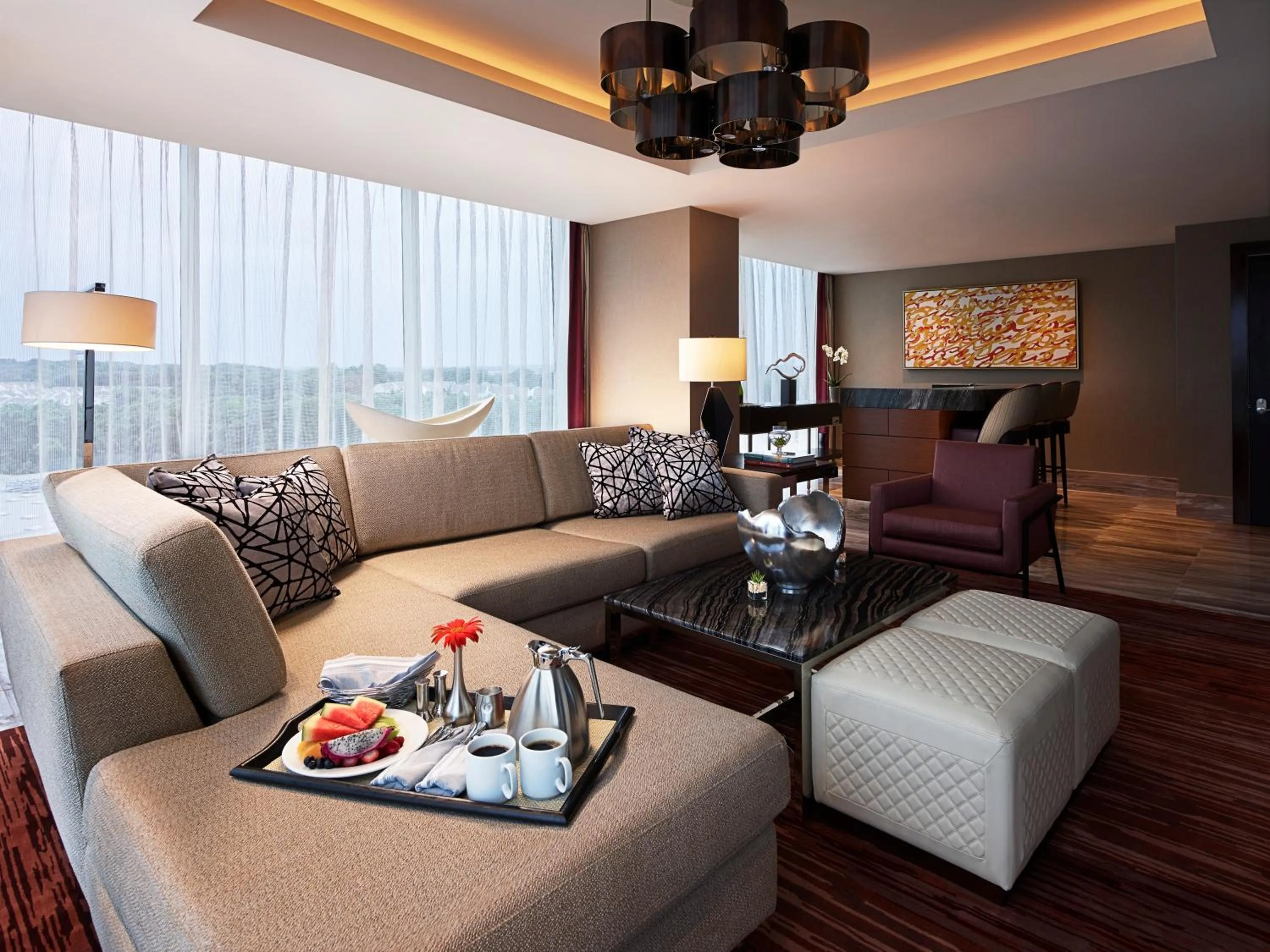 Living room in Live! Casino & Hotel - Baltimore Washington Airport – BWI