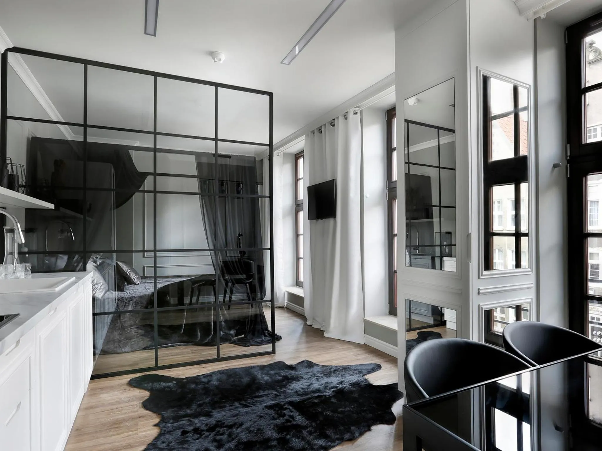 Living room in Sweet Suite