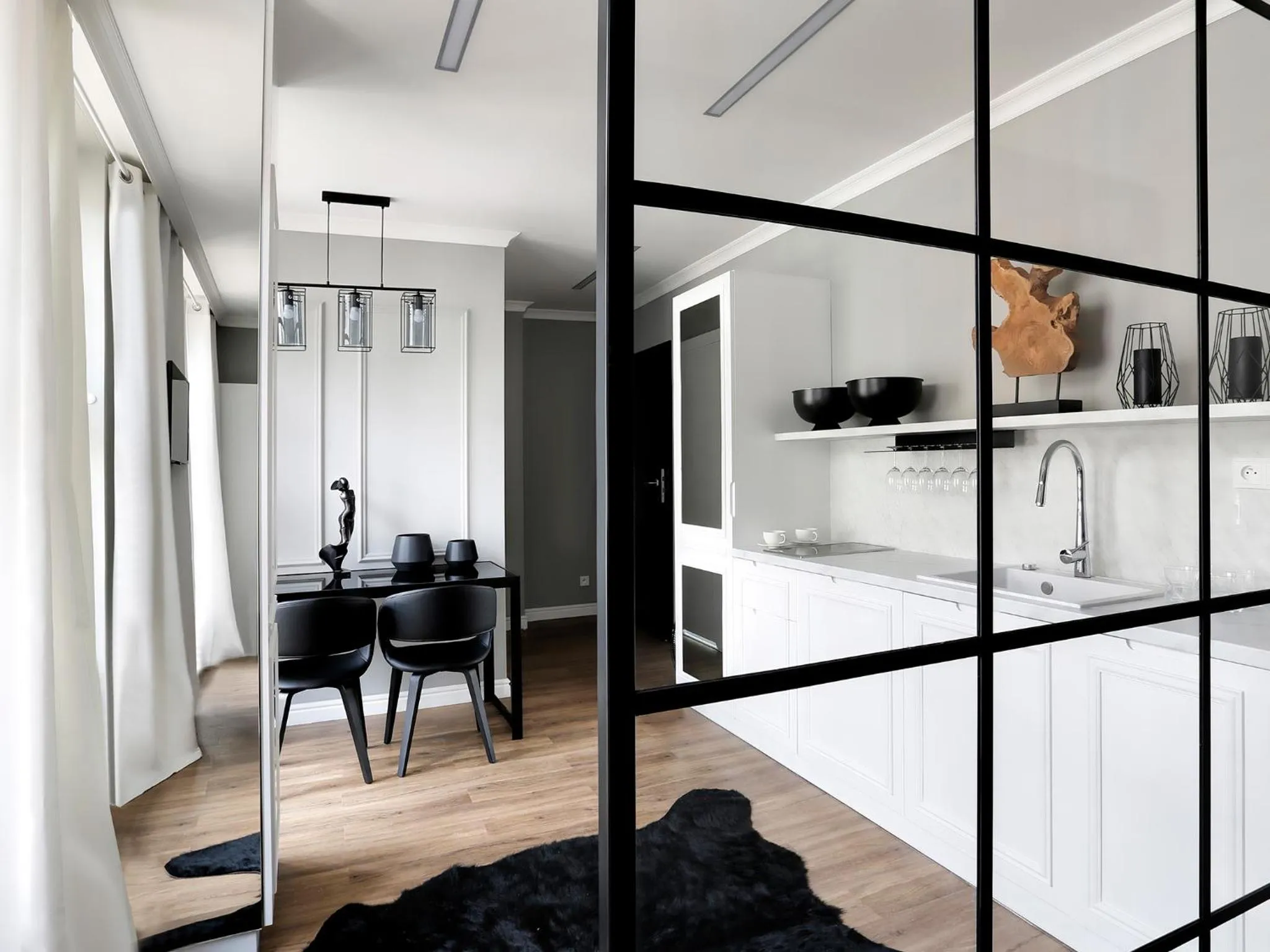 Dining area in Sweet Suite