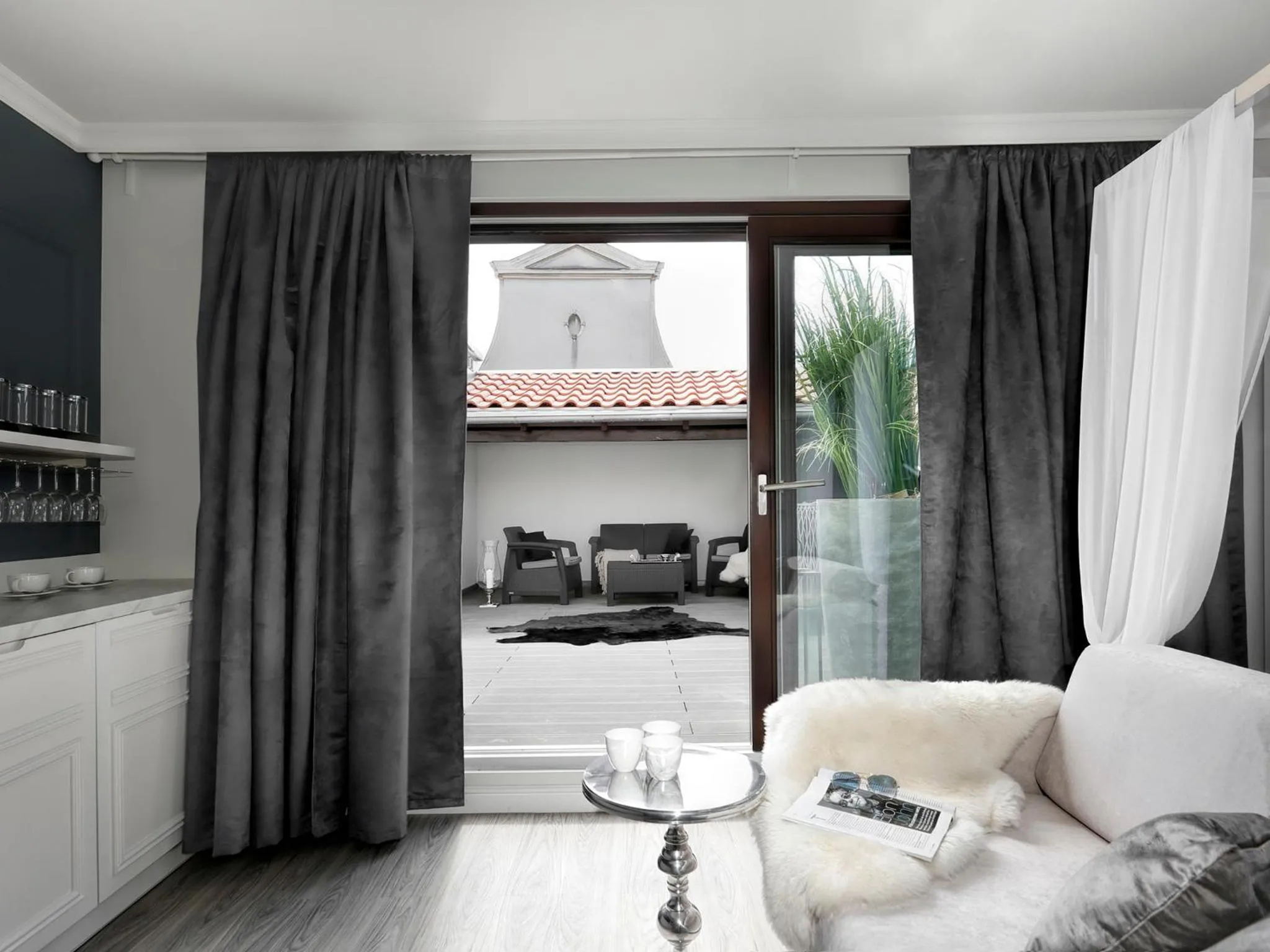 Living room in Sweet Suite