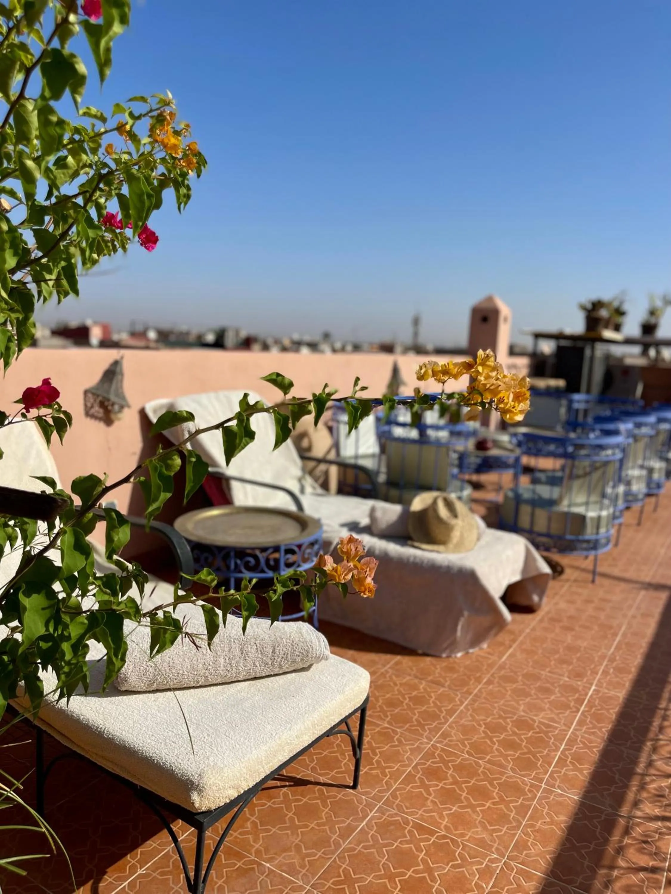 Balcony/Terrace in Riad Elias & Spa